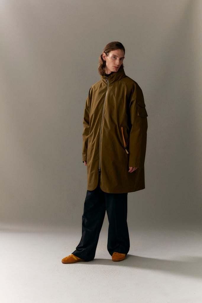 ROOMY ROSS G RE-DOWN RIB STOP AW23 olive