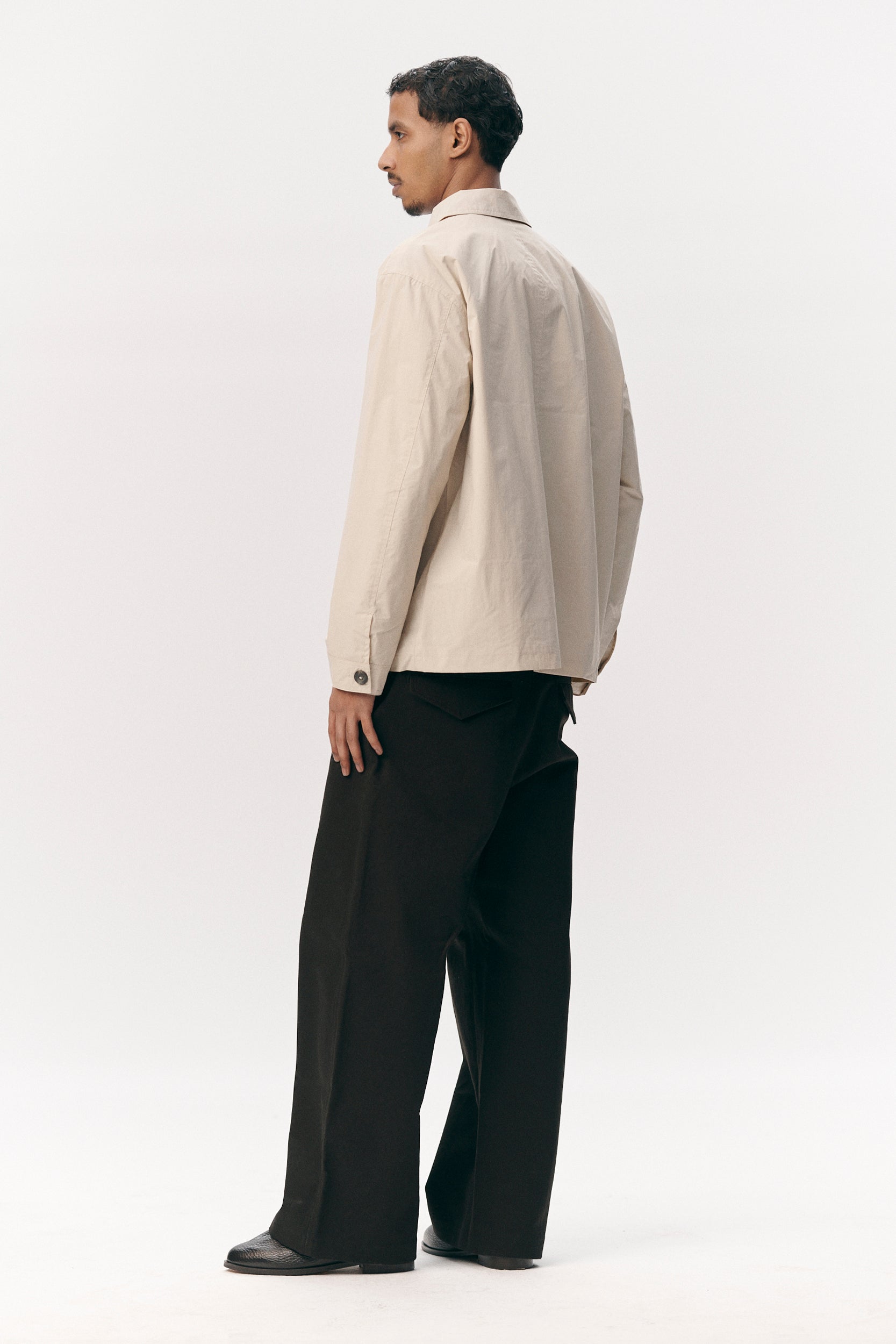 O-SHIRT NYLON SS26 BEIGE