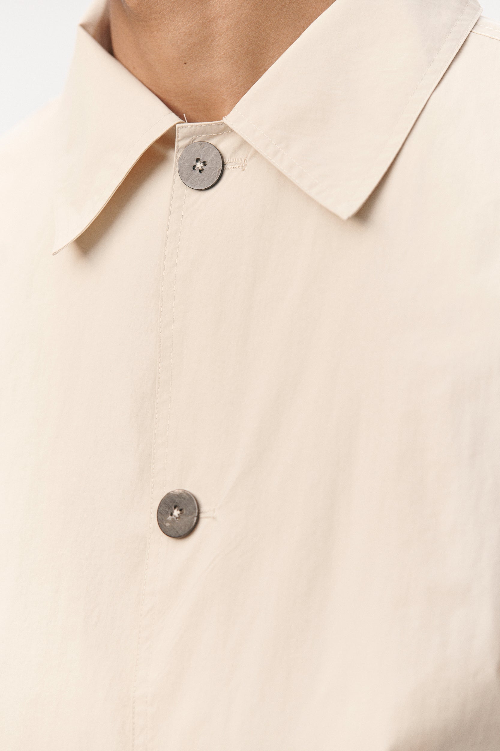 O-SHIRT NYLON SS26 BEIGE