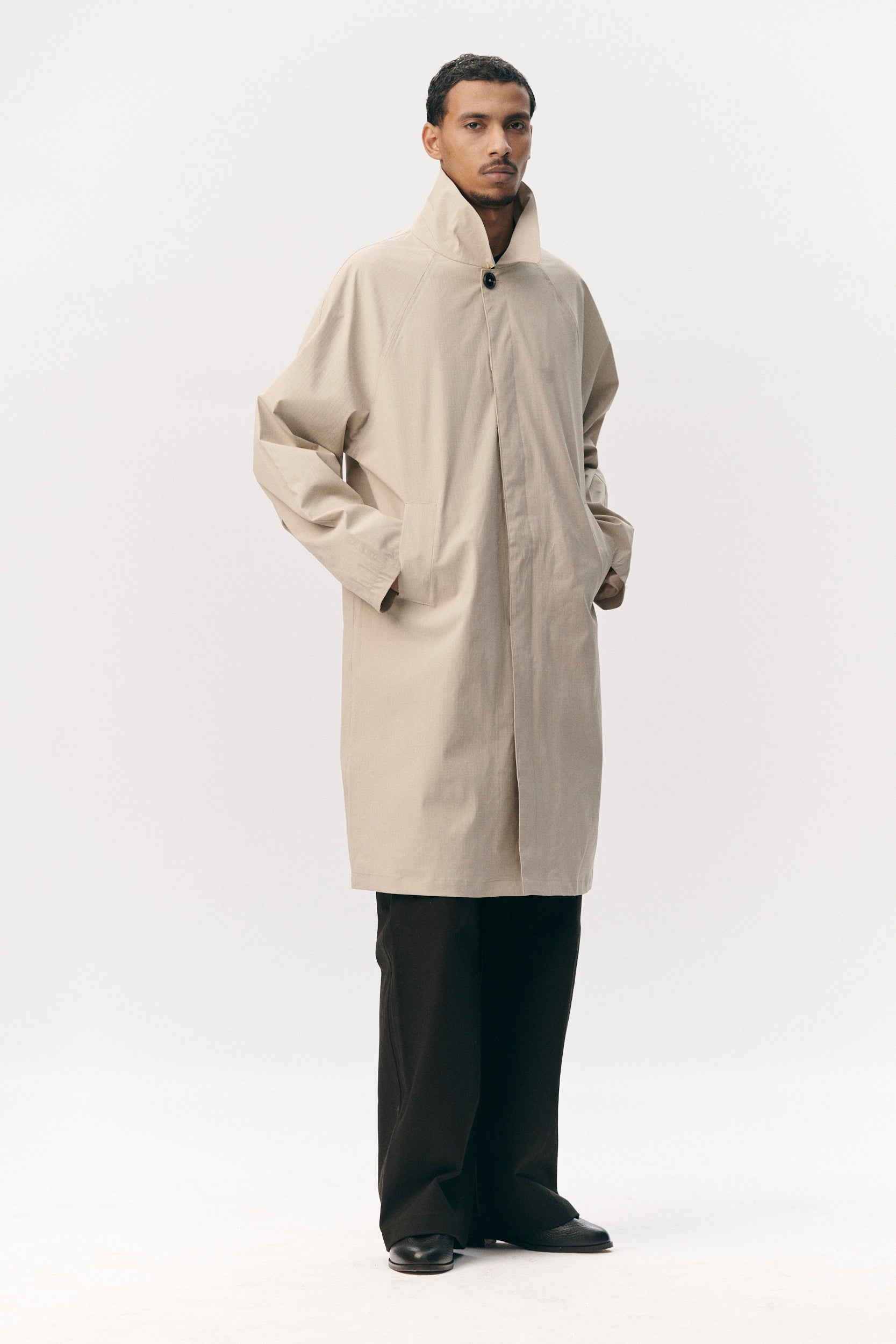 JOBA CARCOAT B RIPSTOP SS26 BEIGE