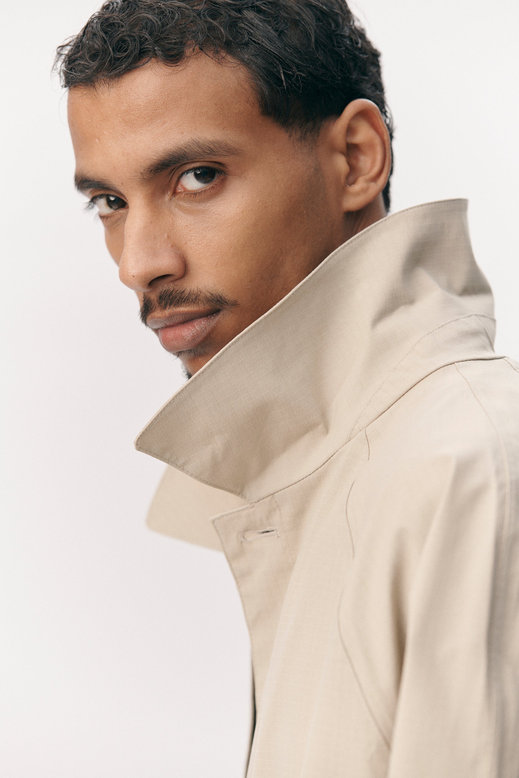 JOBA CARCOAT B RIPSTOP SS26 BEIGE