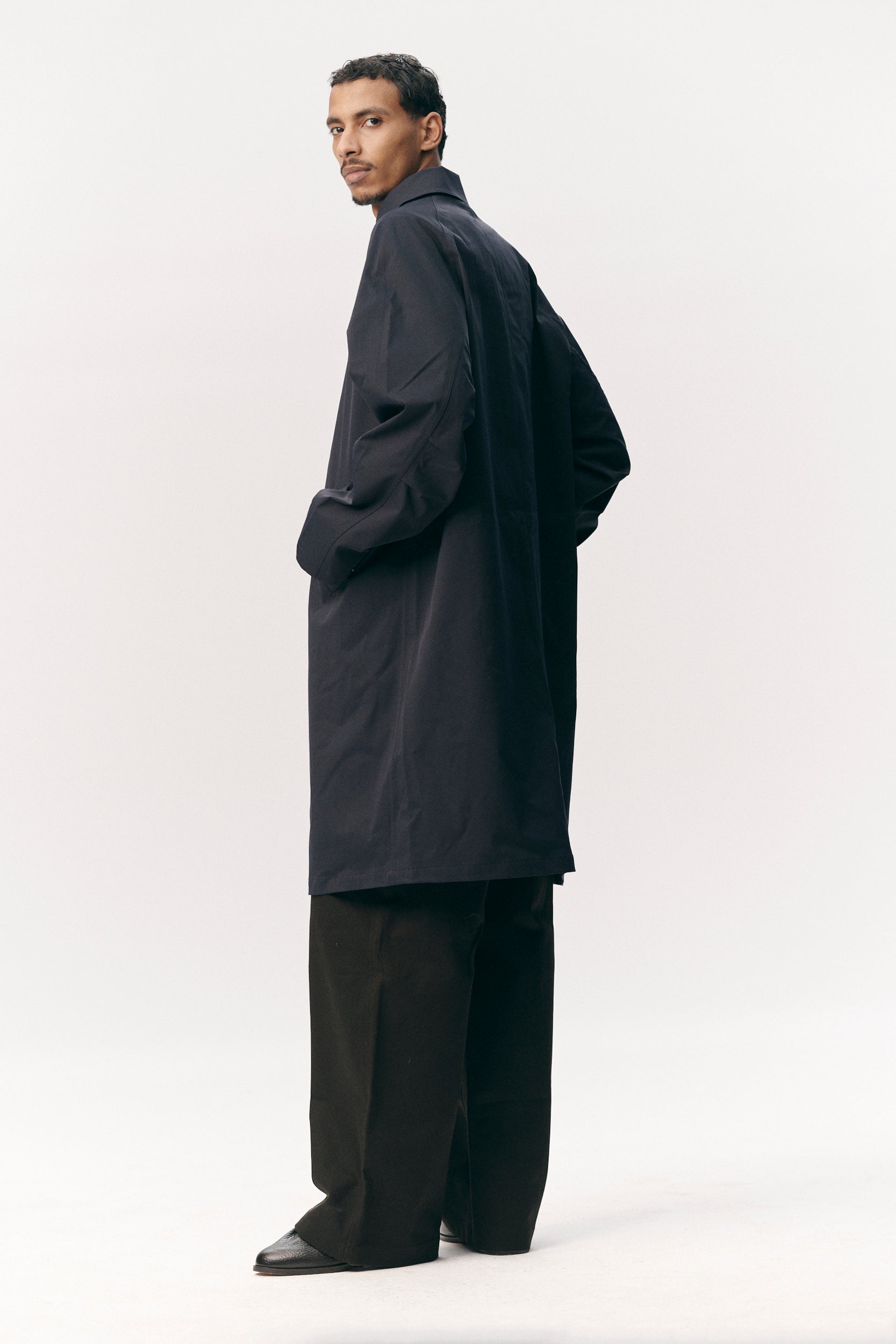 JOBA CARCOAT SS26 NAVY