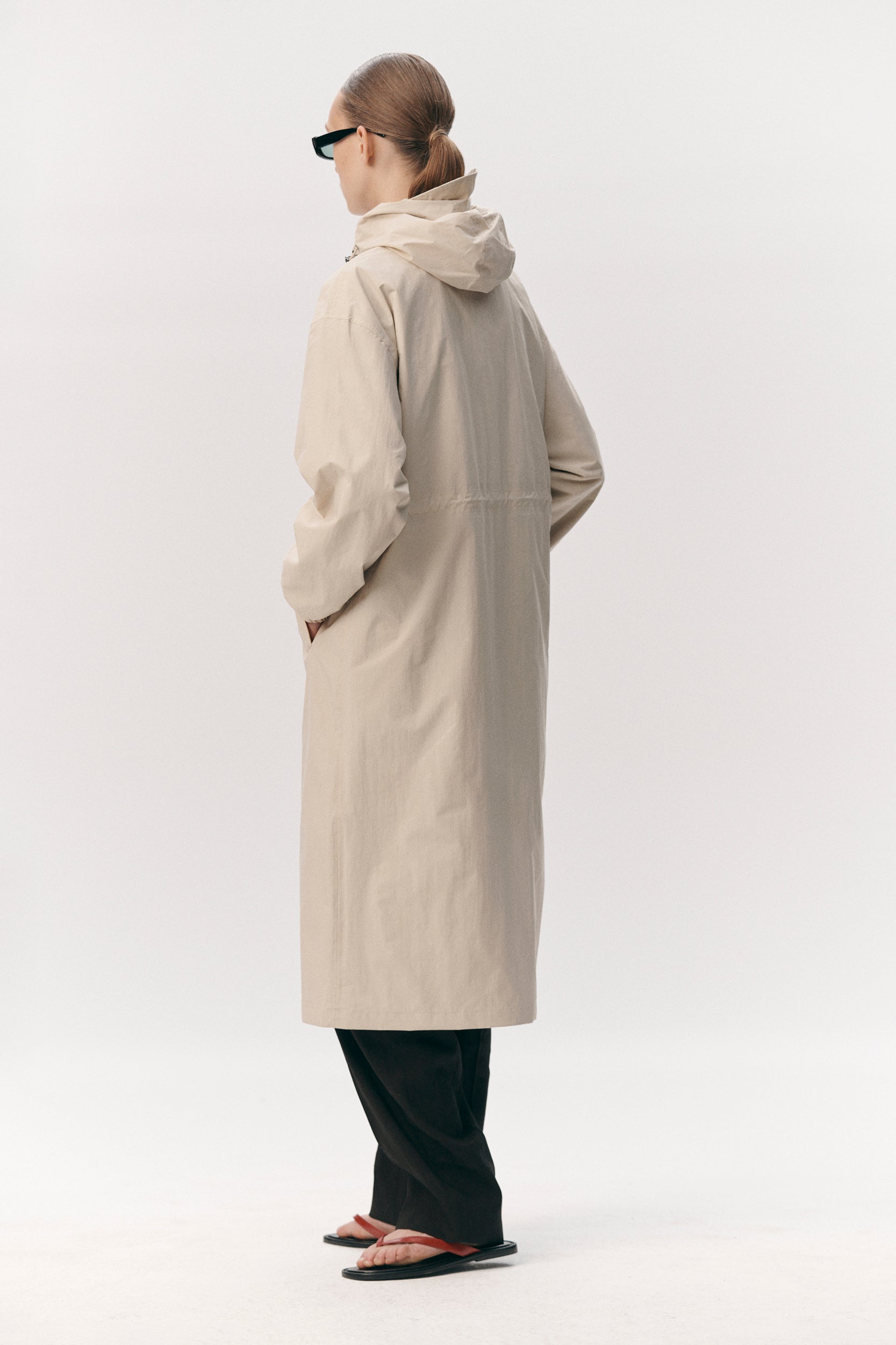 ROOMY LONG TUBE NYLON SS26 BEIGE