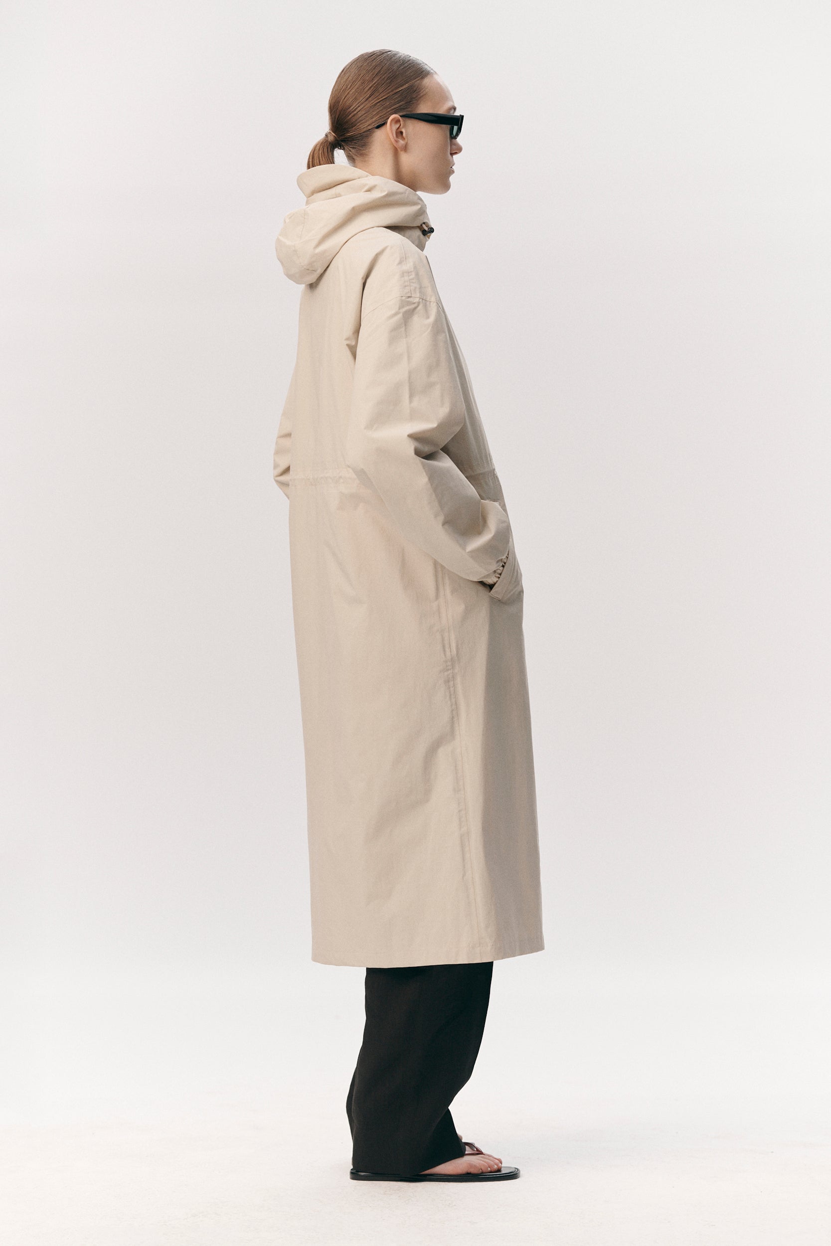 ROOMY LONG TUBE NYLON SS26 BEIGE