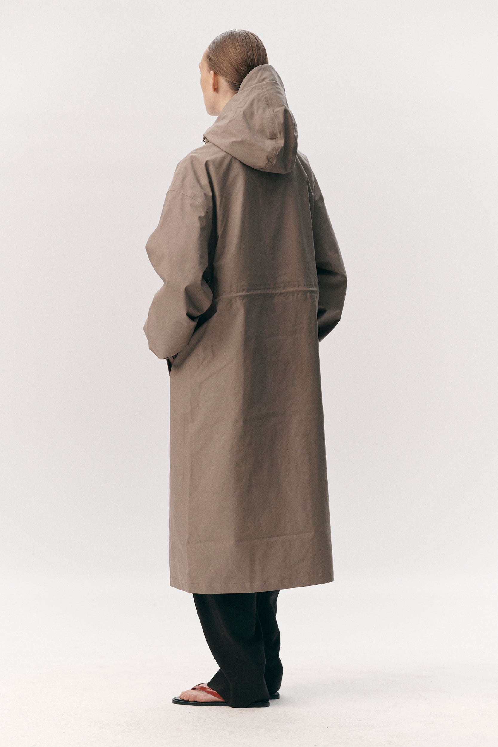 ROOMY LONG TUBE TWILL SS26 LIGHT ARMY