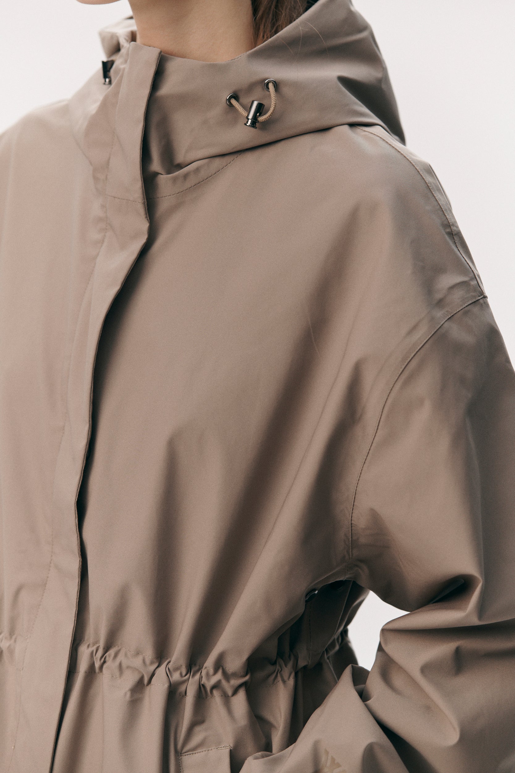 ROOMY LONG TUBE TWILL SS26 LIGHT ARMY