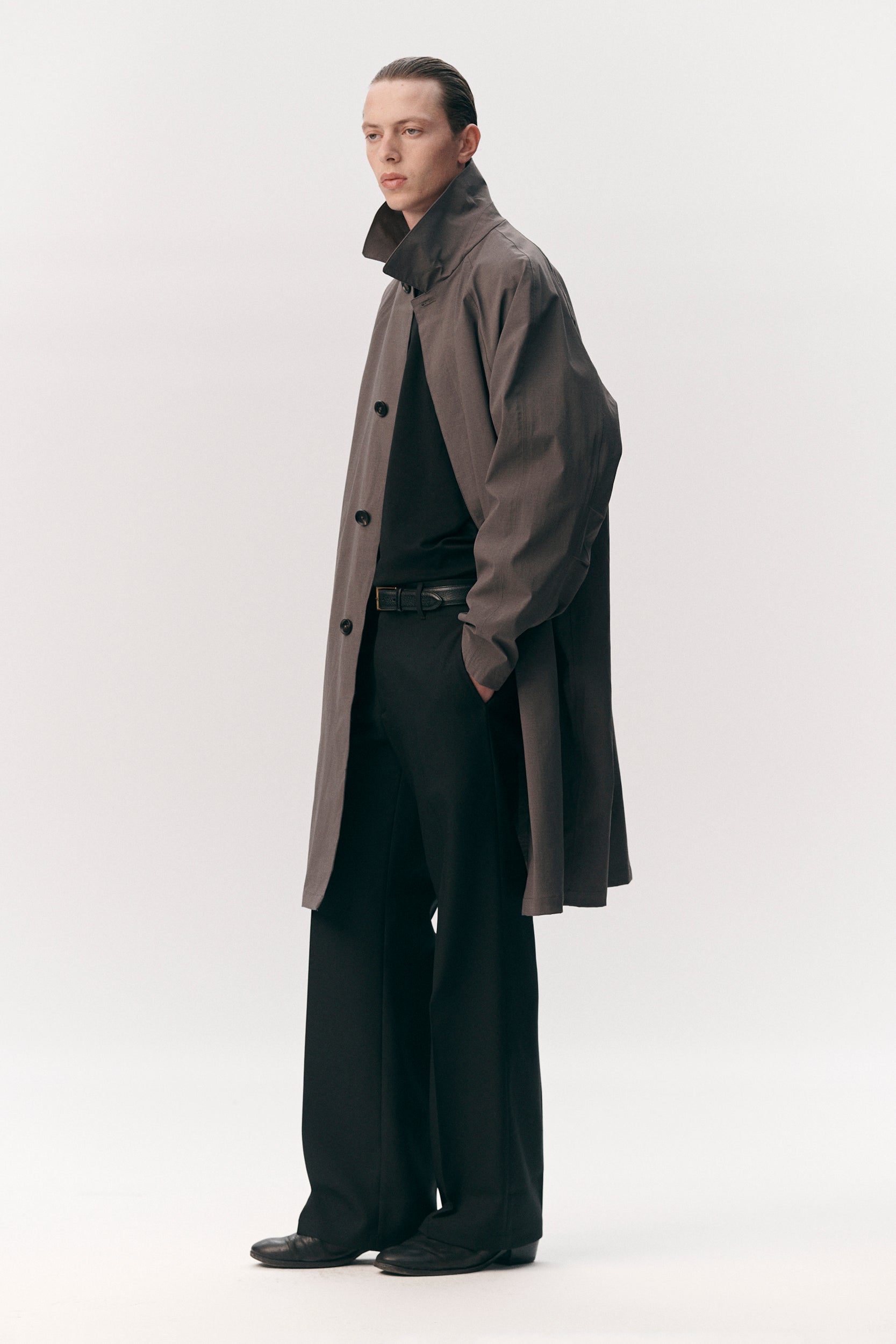 JOBA CARCOAT B RIPSTOP SS26 PURPLE GREY