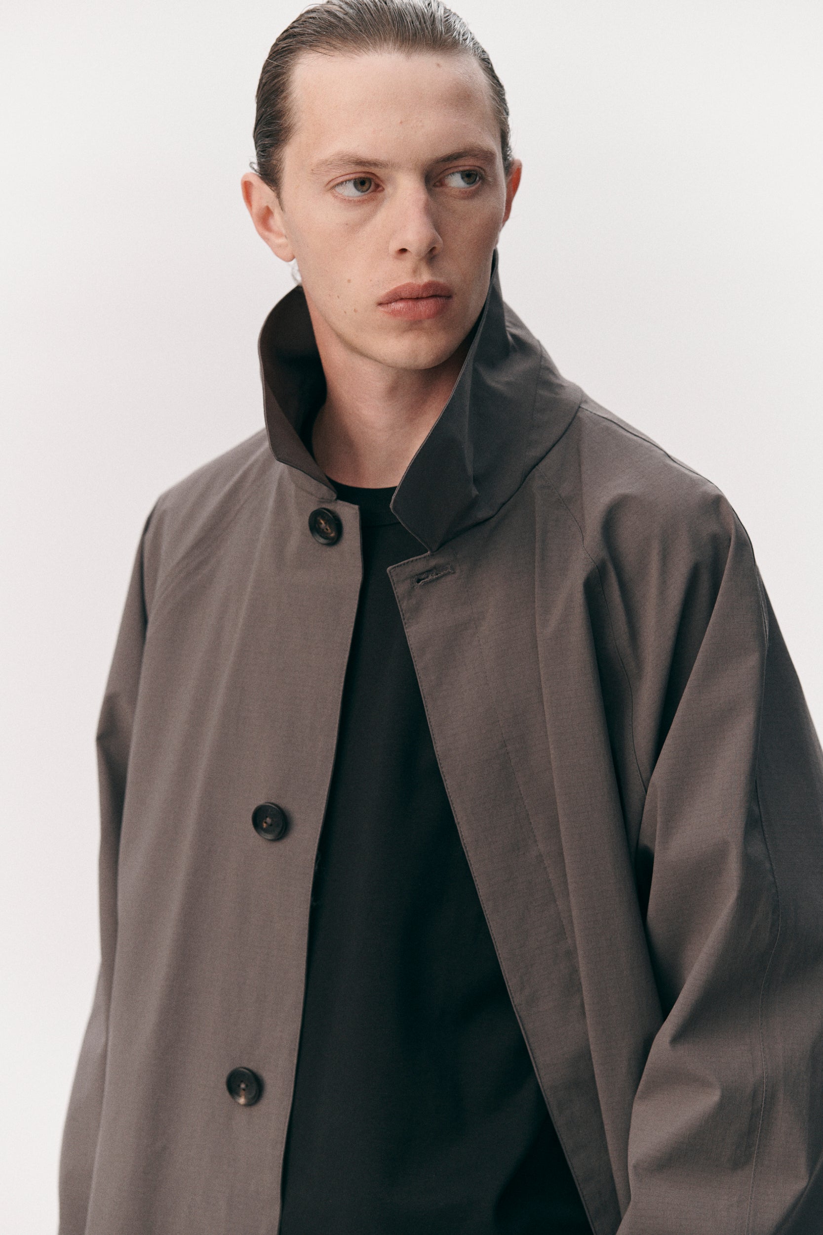 JOBA CARCOAT B RIPSTOP SS26 PURPLE GREY