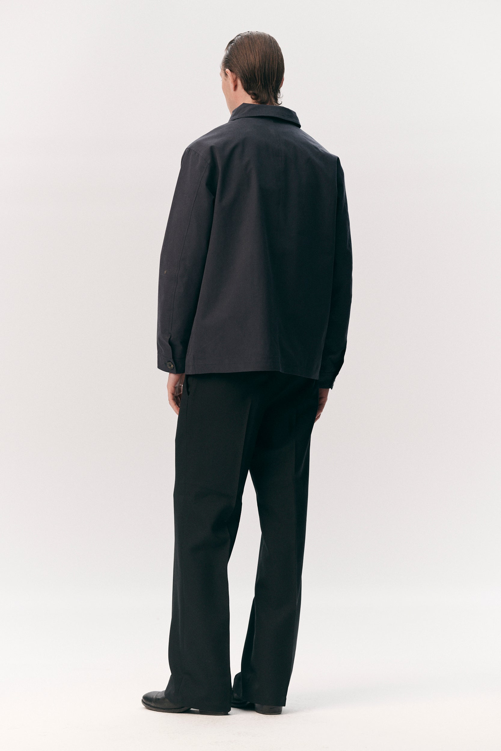 O-SHIRT BRUSHED COTTON SS26 NAVY