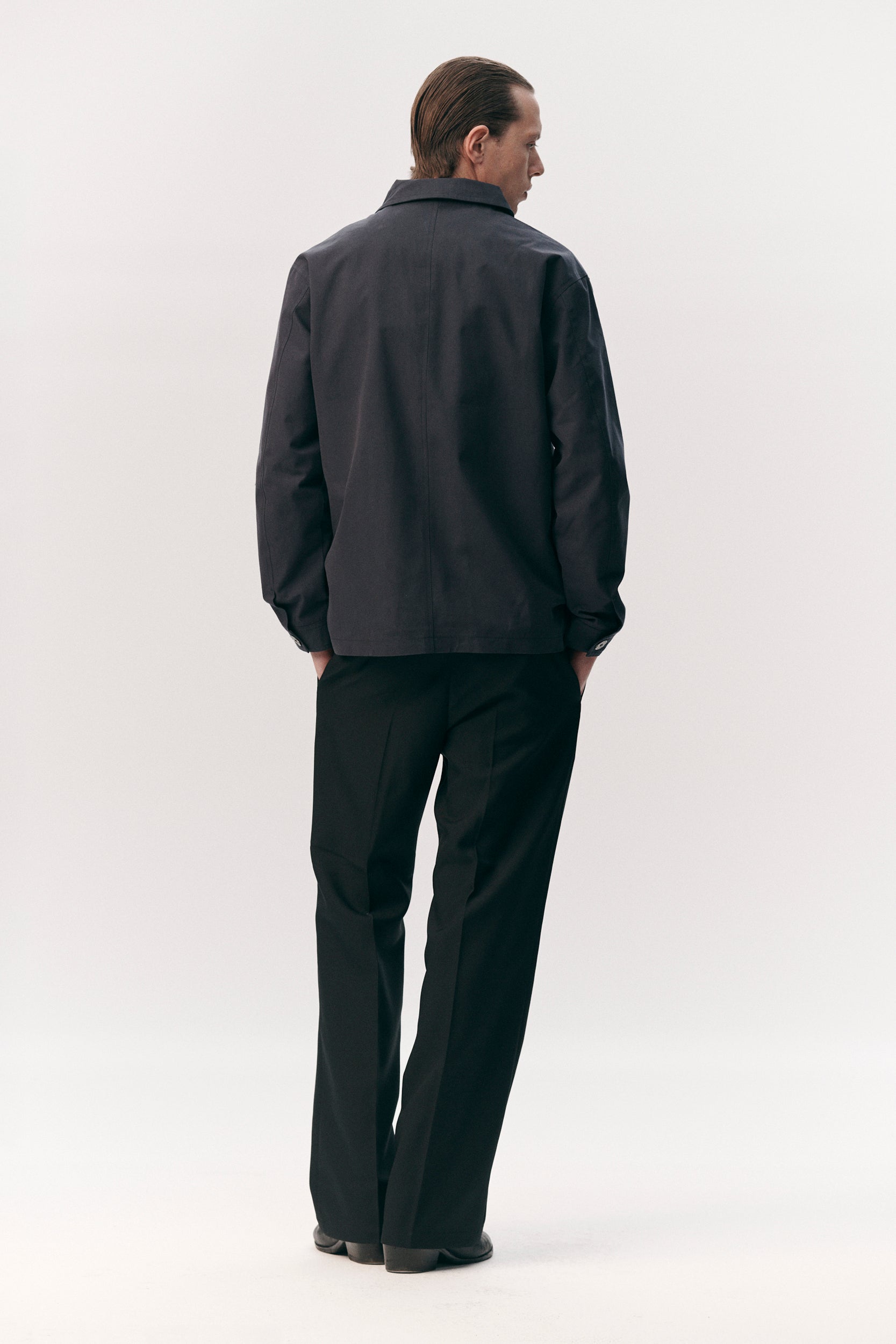 O-SHIRT BRUSHED COTTON SS26 NAVY