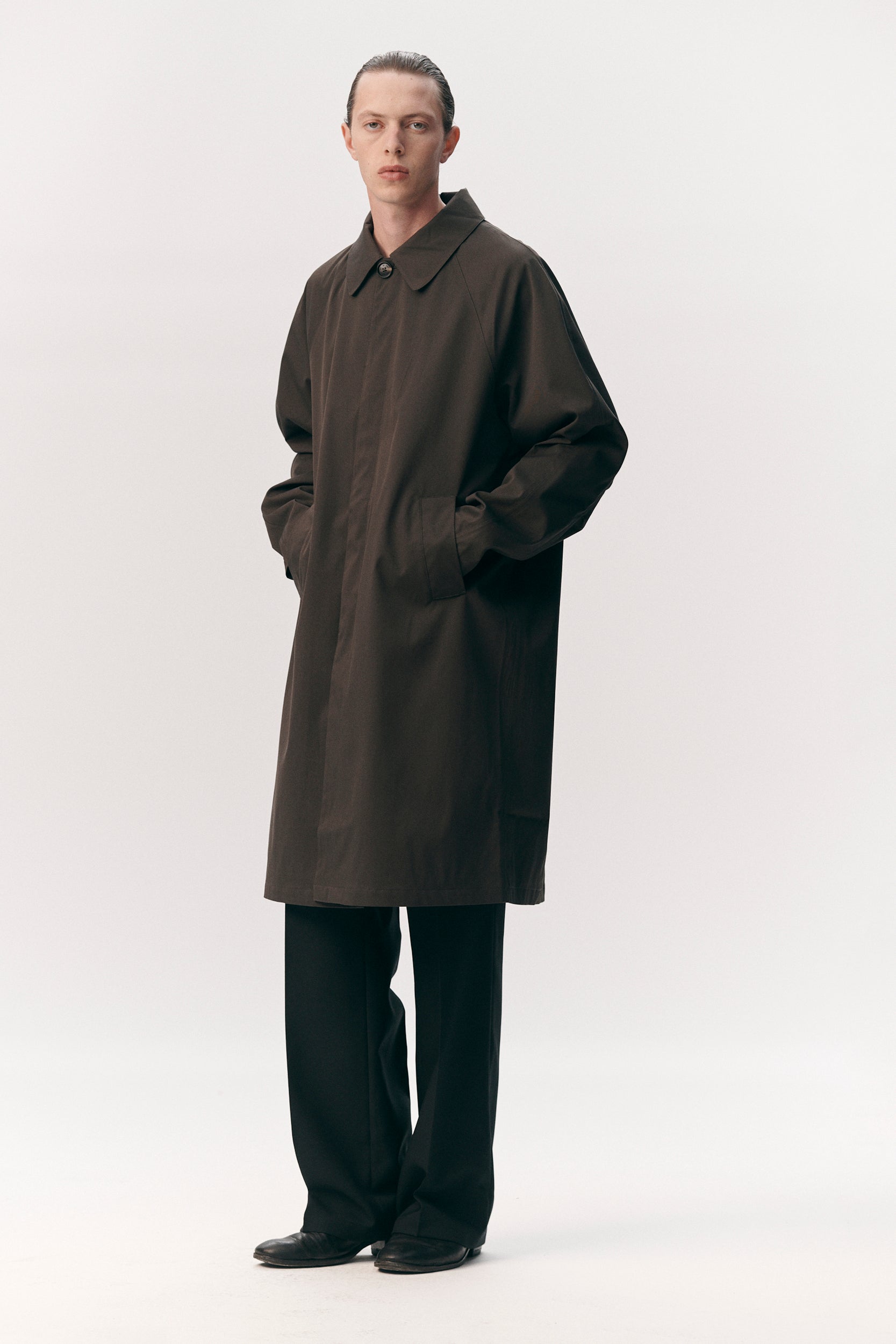 JOBA CARCOAT SS26 FADED COFFEE