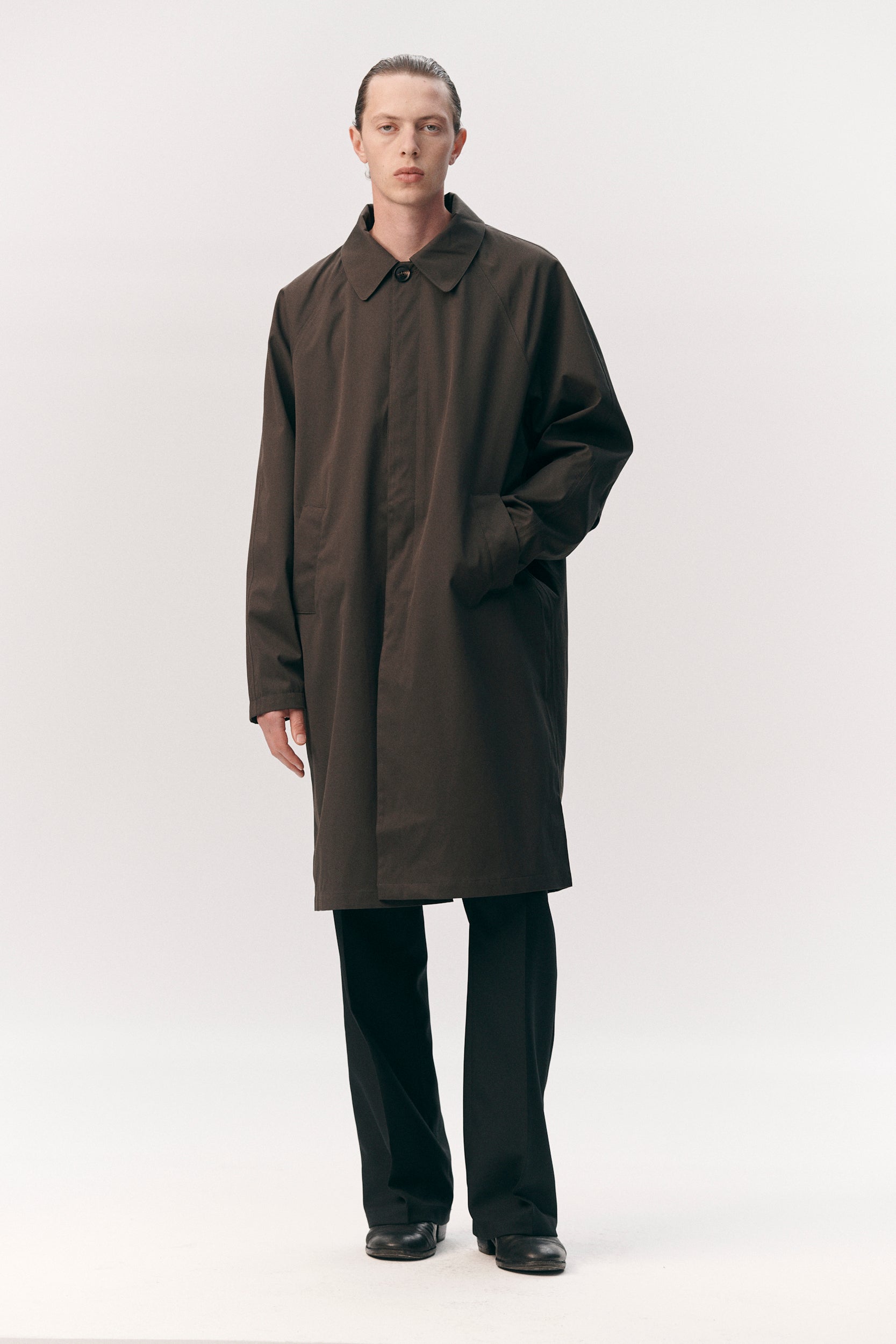 JOBA CARCOAT SS26 FADED COFFEE
