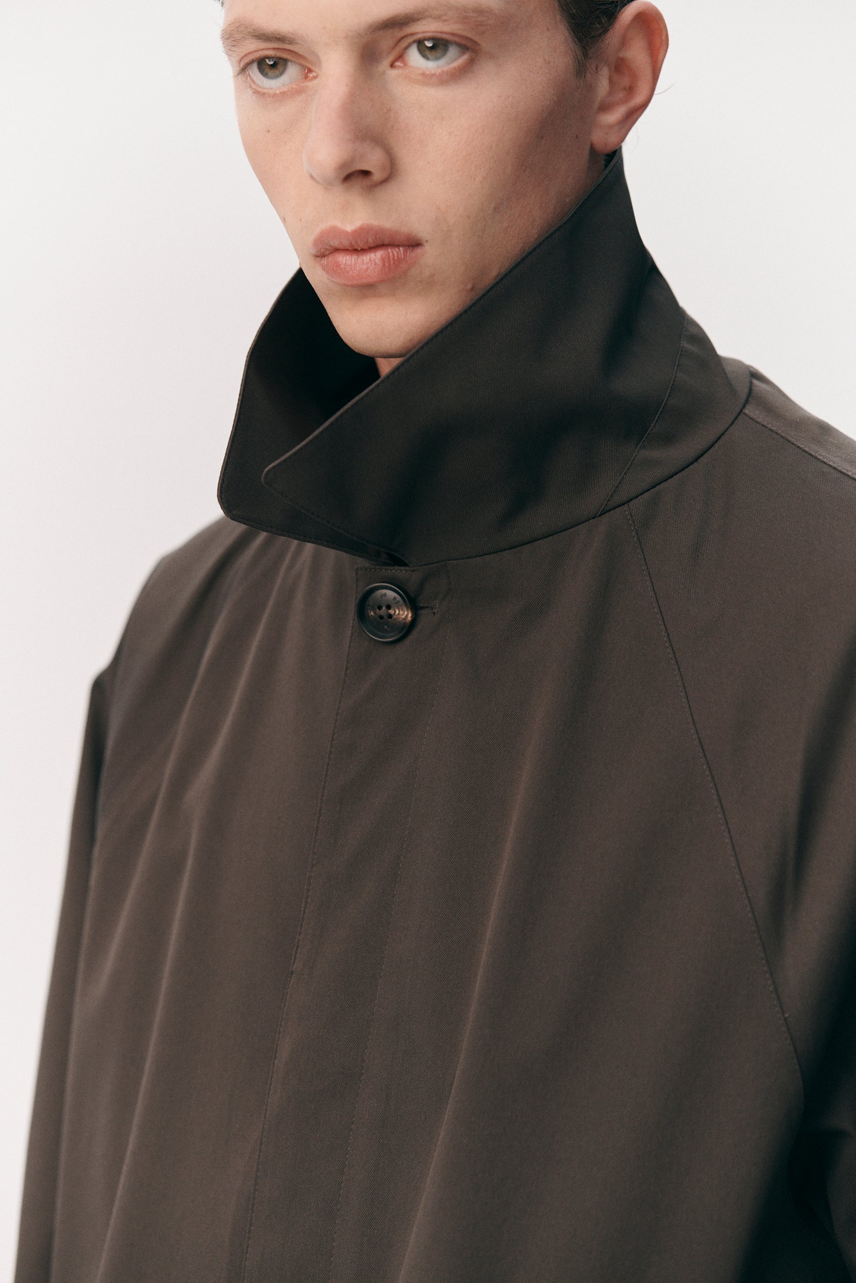 JOBA CARCOAT SS26 FADED COFFEE