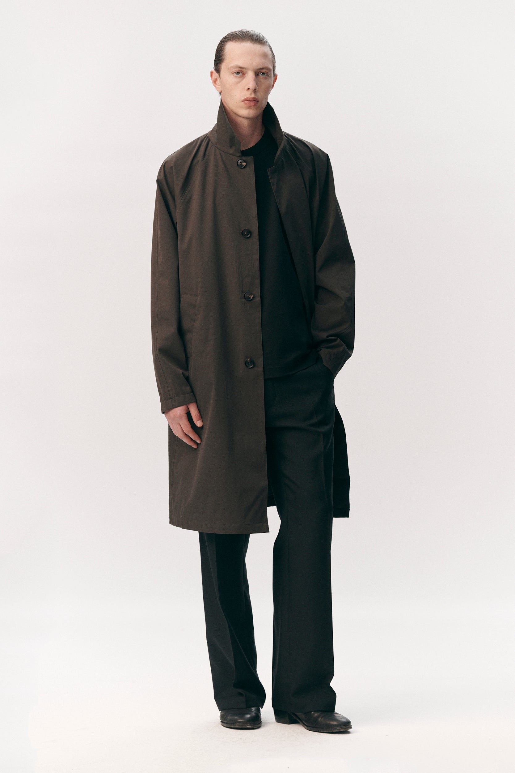 JOBA CARCOAT SS26 FADED COFFEE