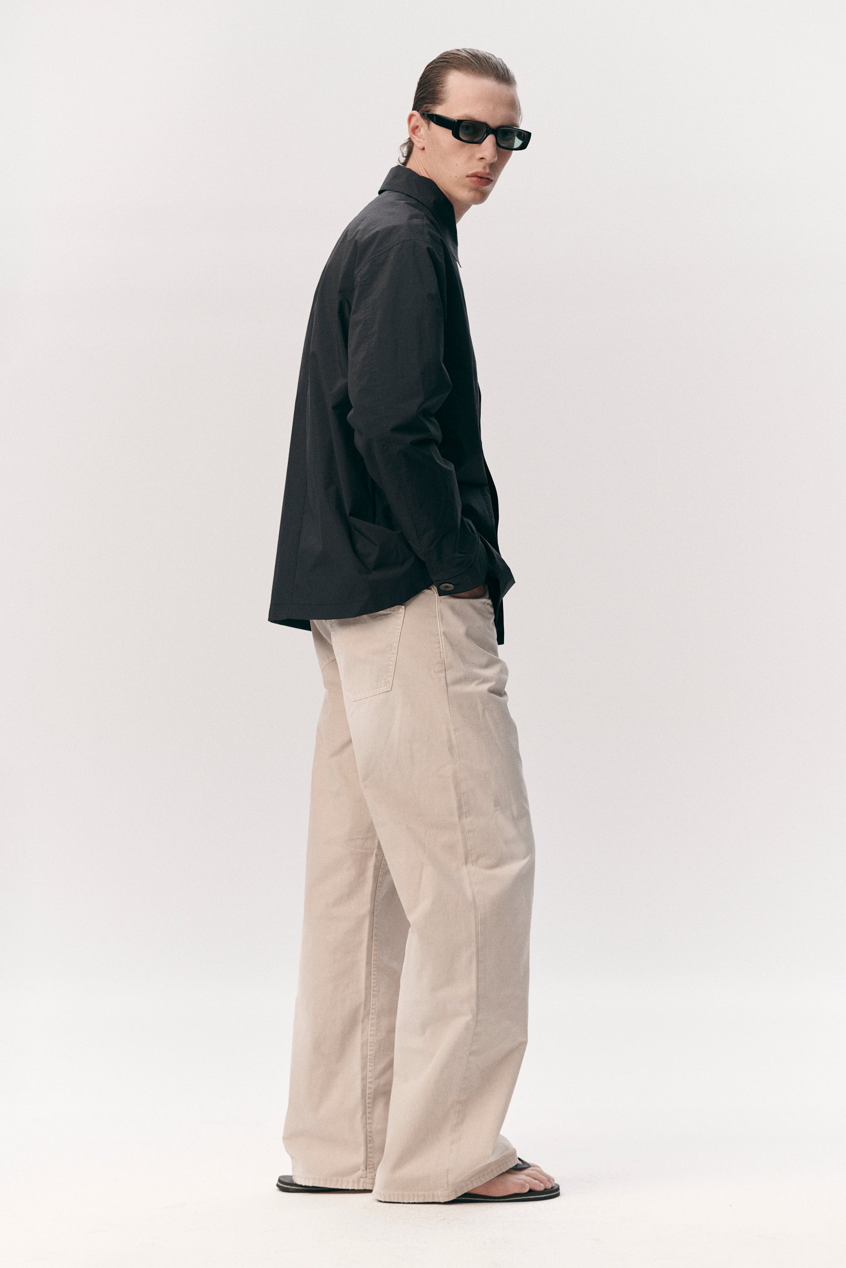 O-SHIRT NYLON SS26 NAVY