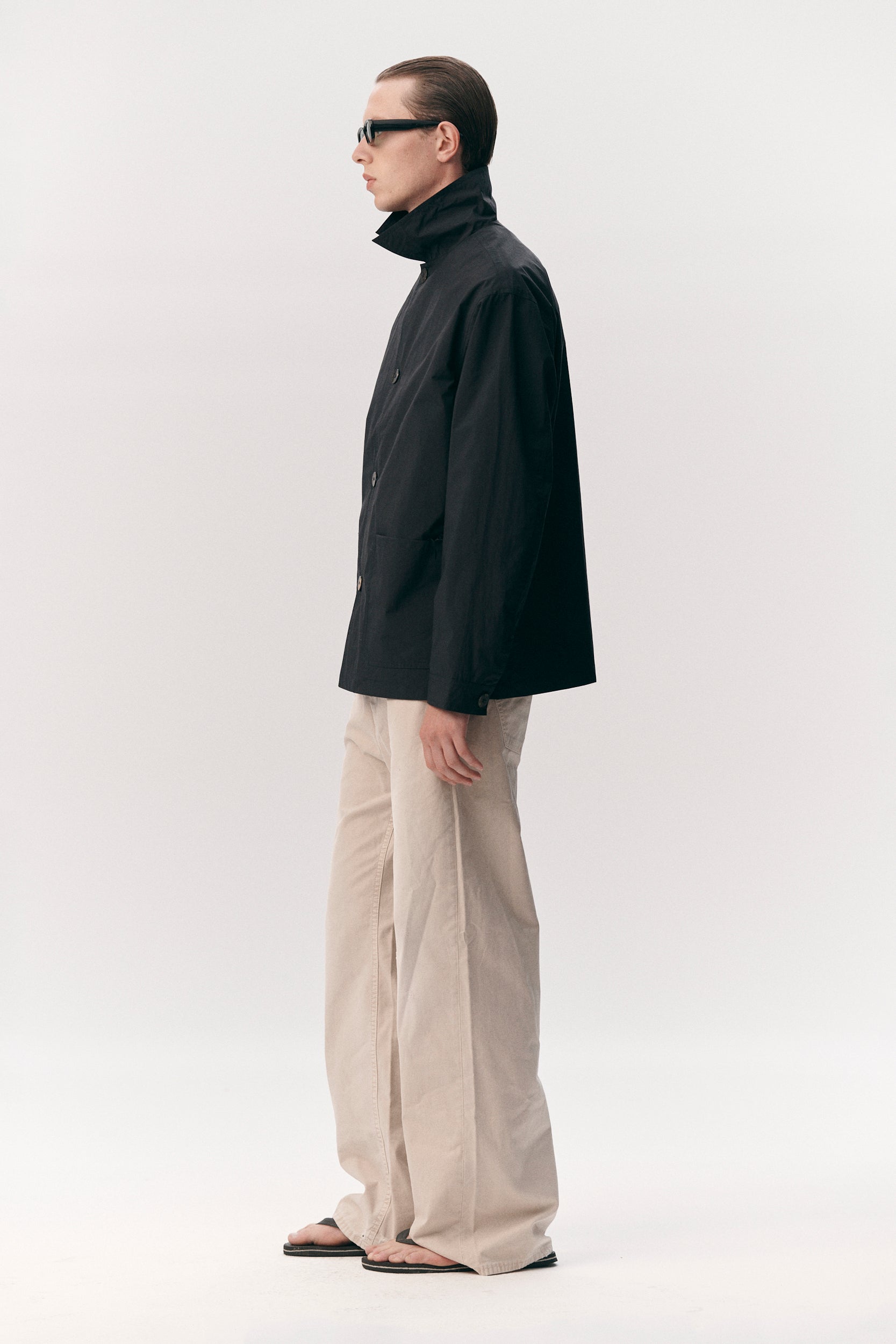 O-SHIRT NYLON SS26 NAVY