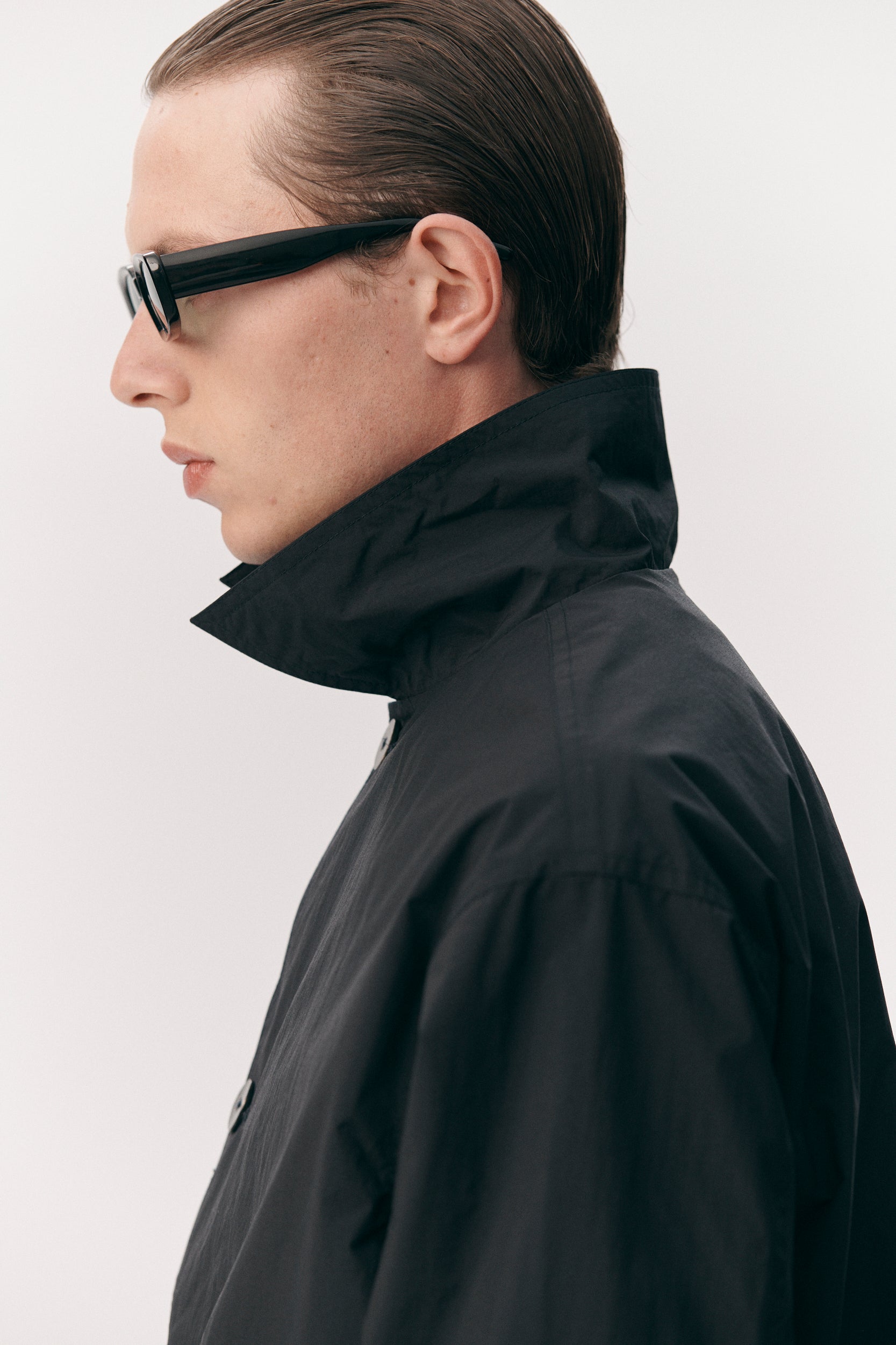 O-SHIRT NYLON SS26 NAVY