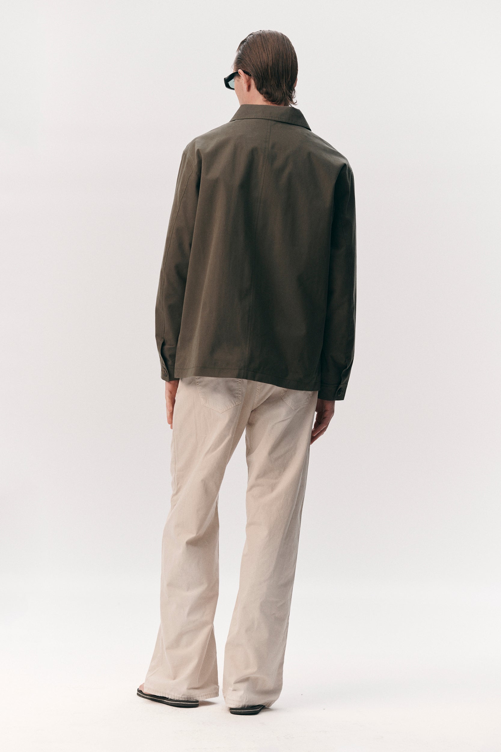 O-SHIRT BRUSHED COTTON SS26 ARMY