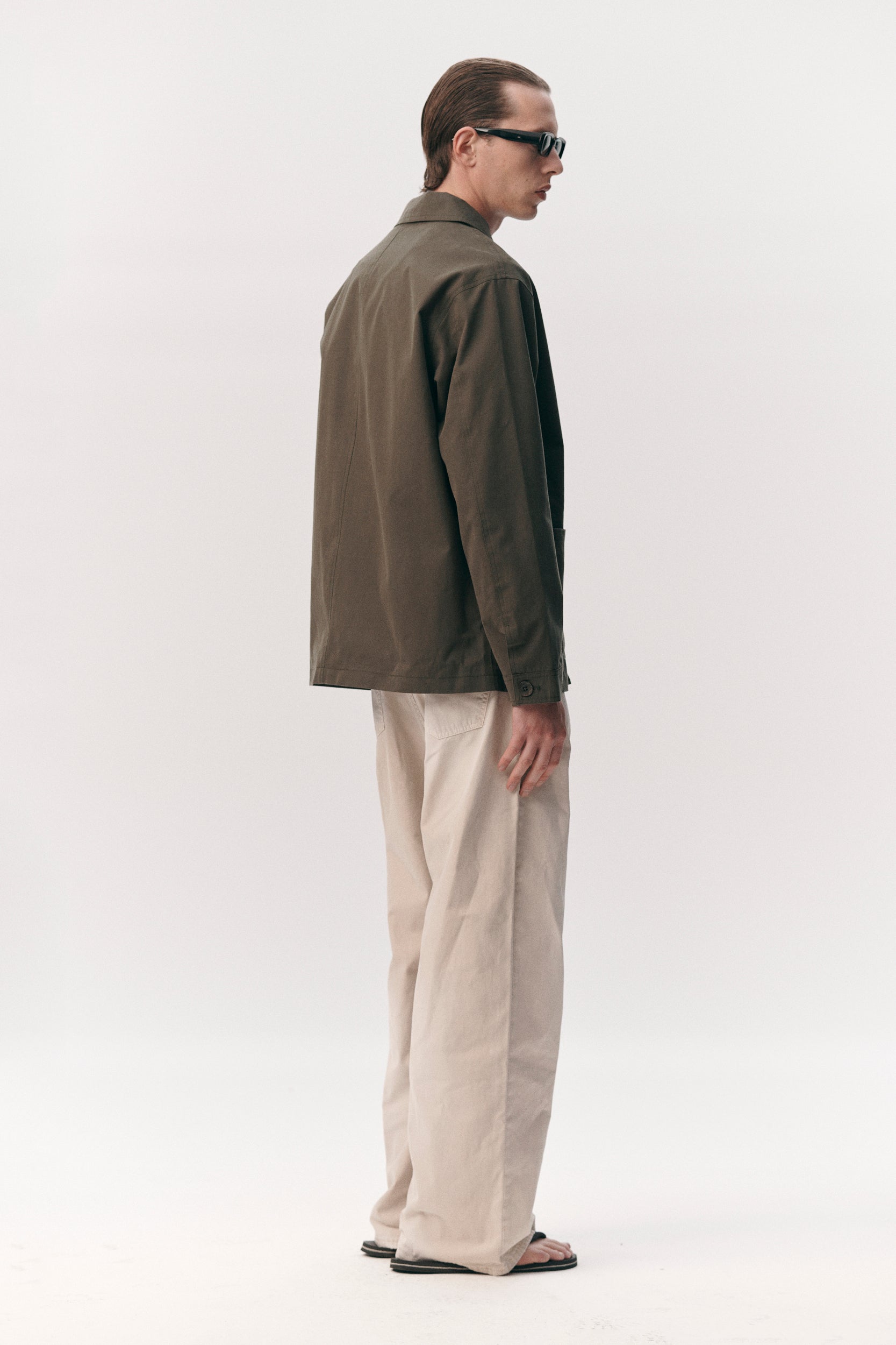 O-SHIRT BRUSHED COTTON SS26 ARMY