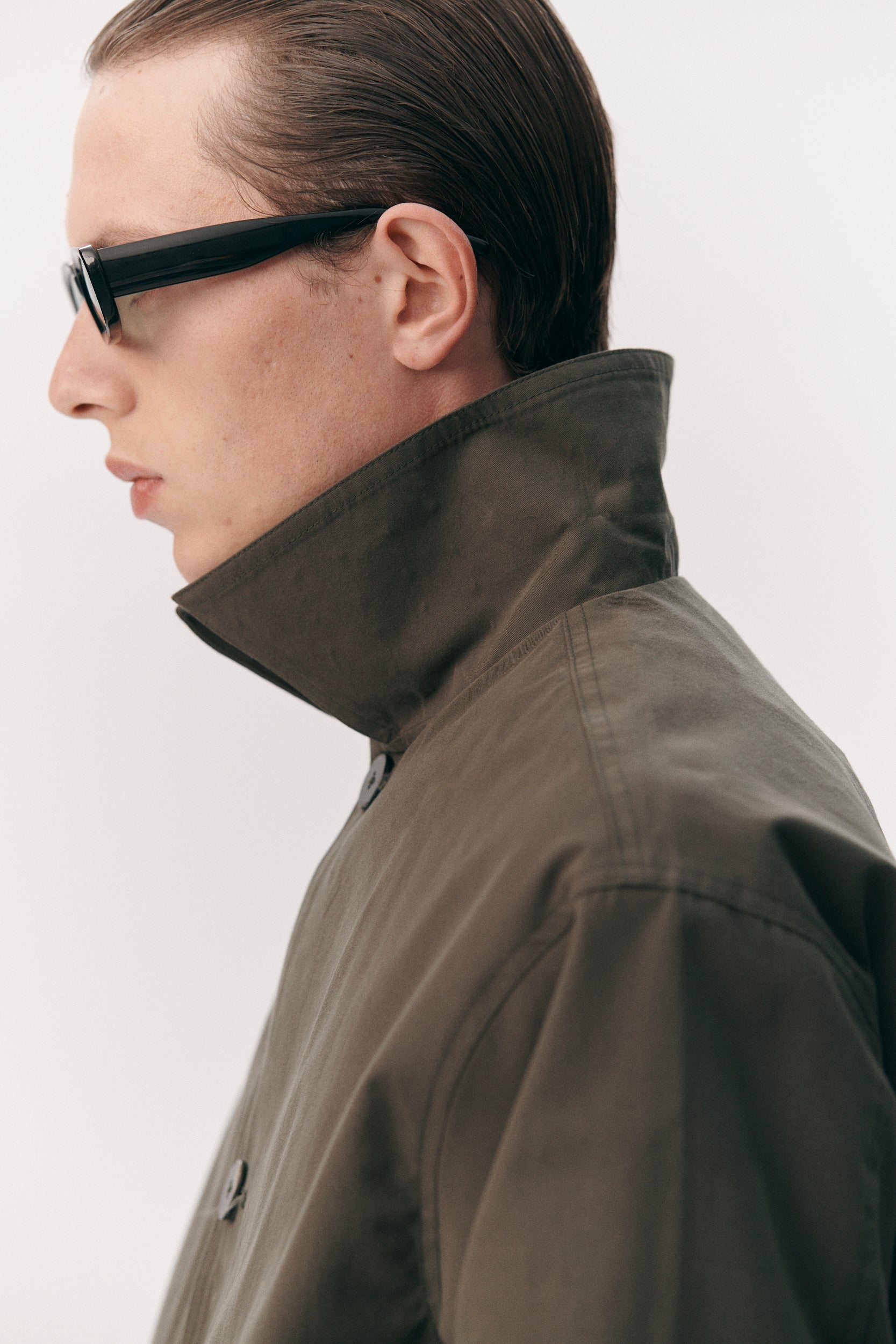 O-SHIRT BRUSHED COTTON SS26 ARMY