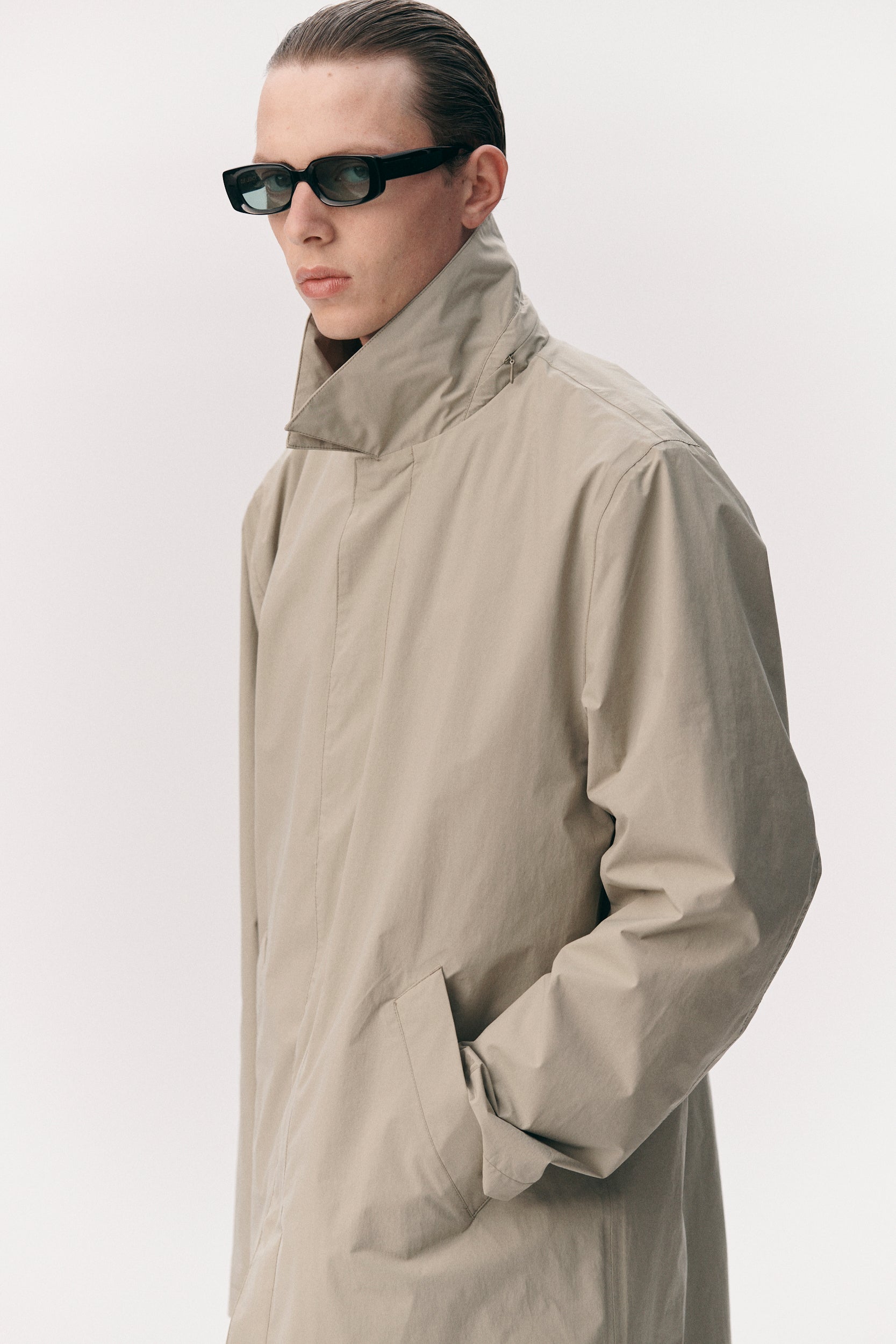 LONG DONG STRETCH NYLON SS26 LIGHT ARMY