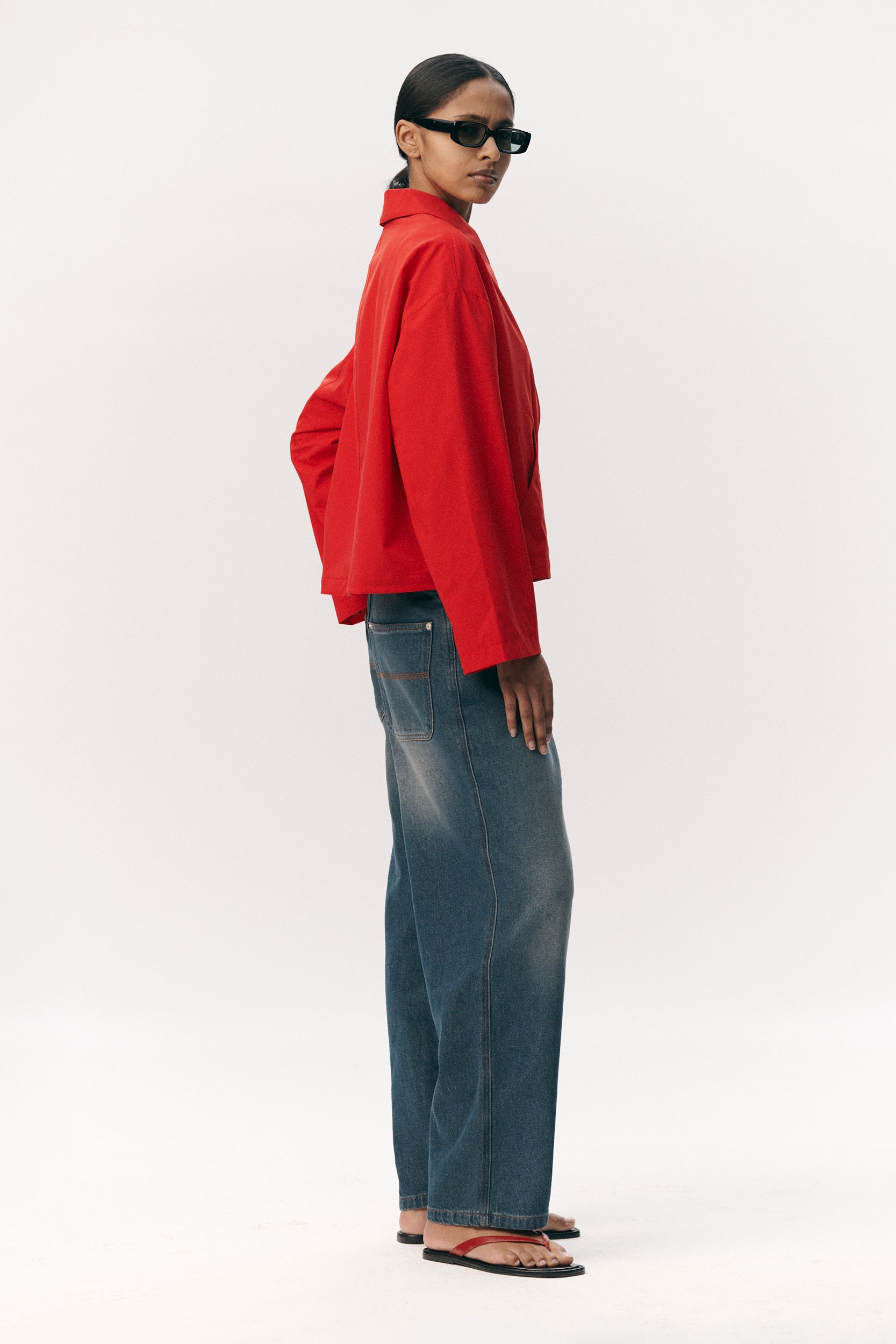 SHIRT JACKET GN SS26 RED