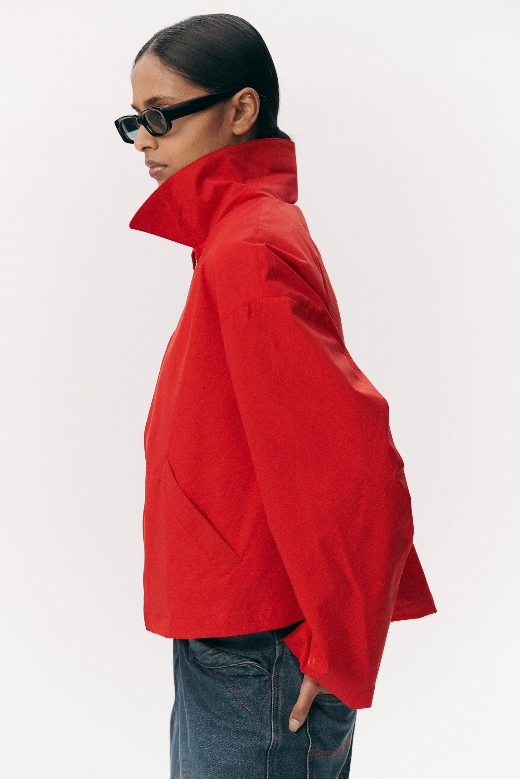 SHIRT JACKET GN SS26 RED