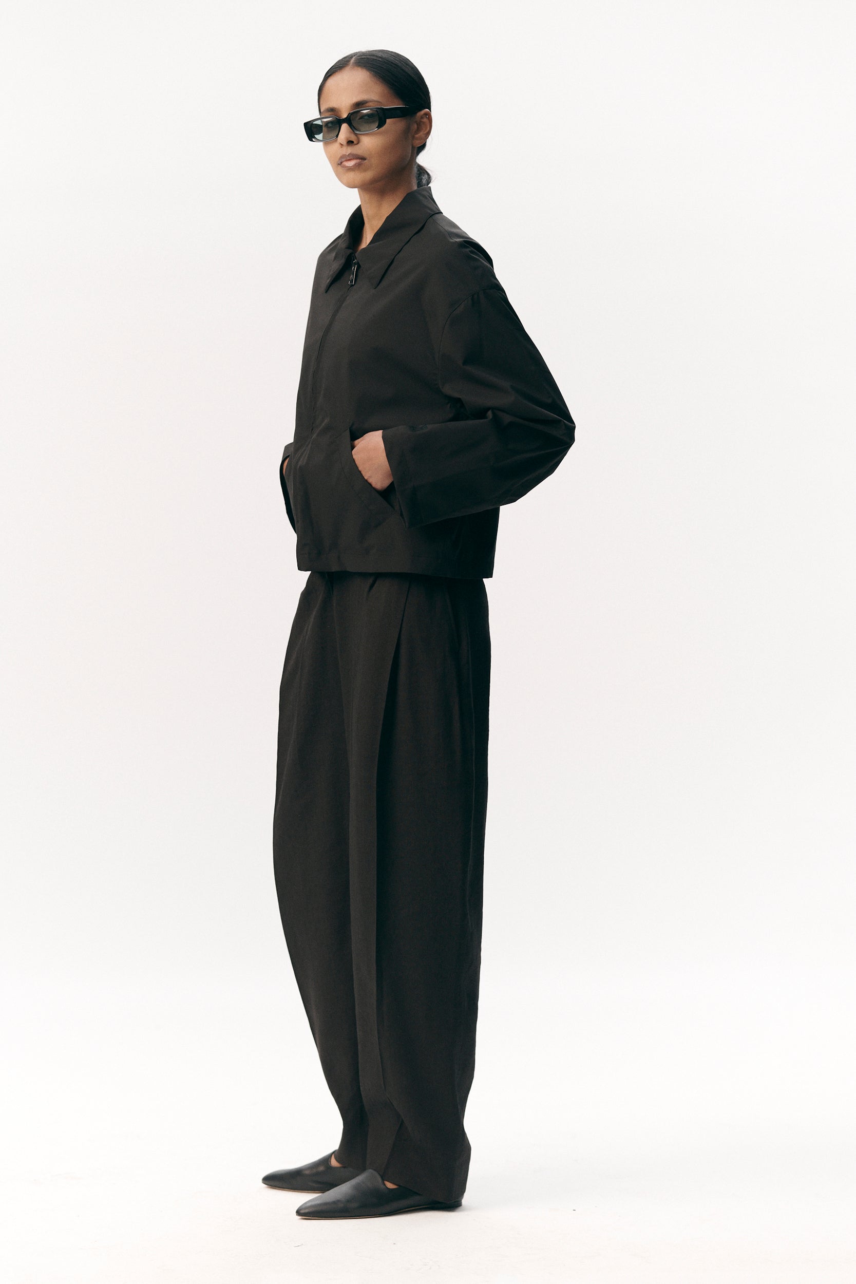 SHIRT JACKET GN SS26 BLACK