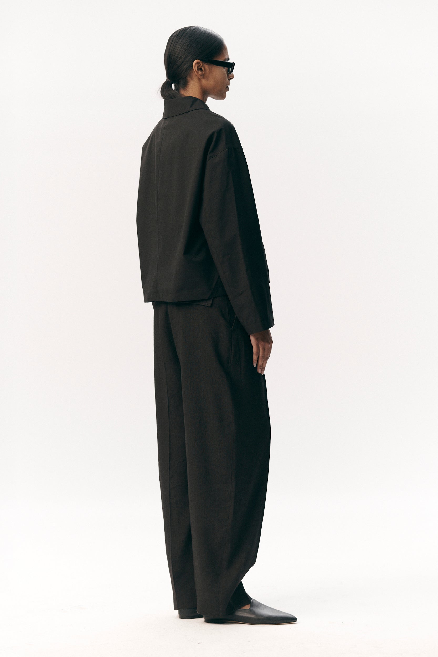 SHIRT JACKET GN SS26 BLACK