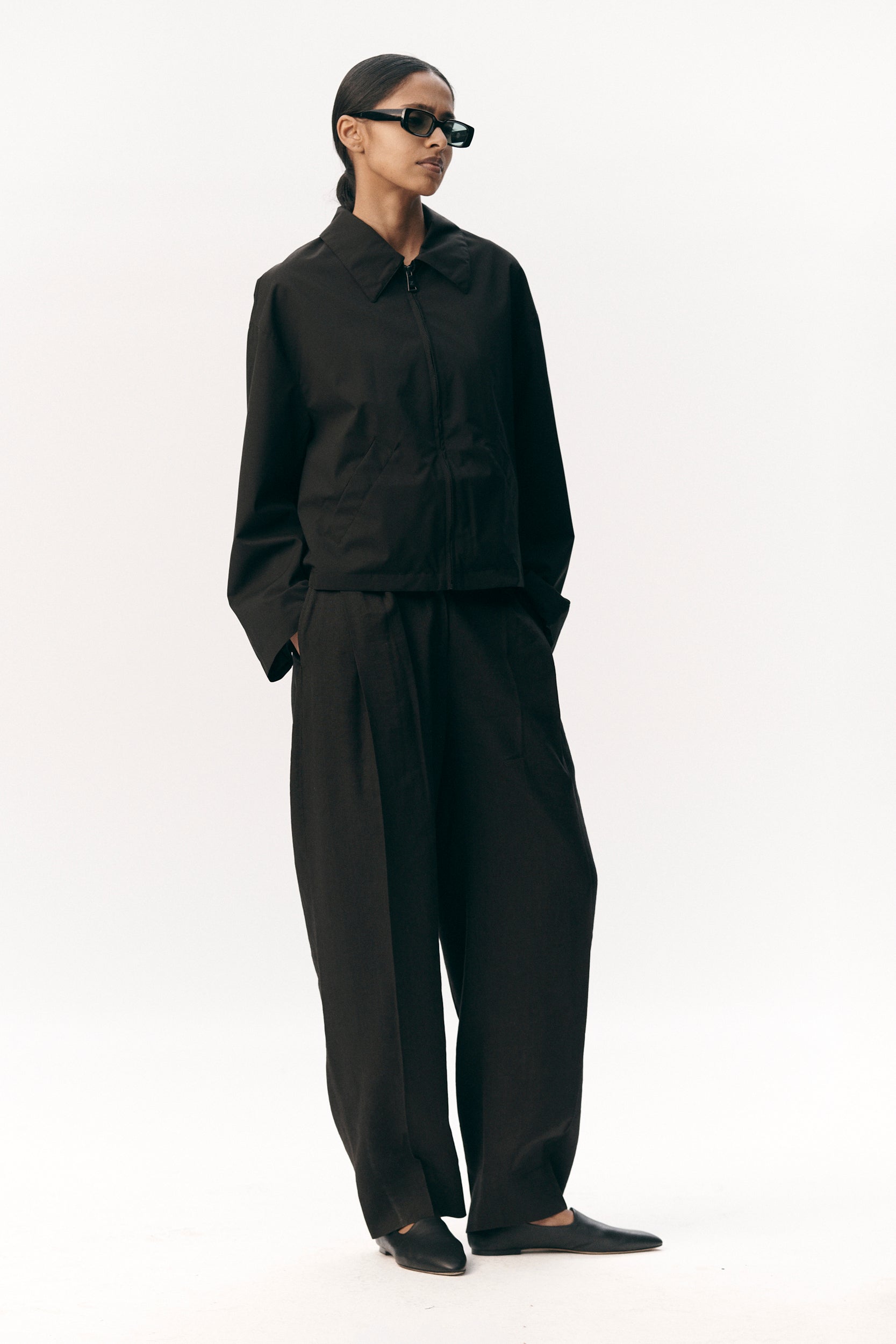 SHIRT JACKET GN SS26 BLACK