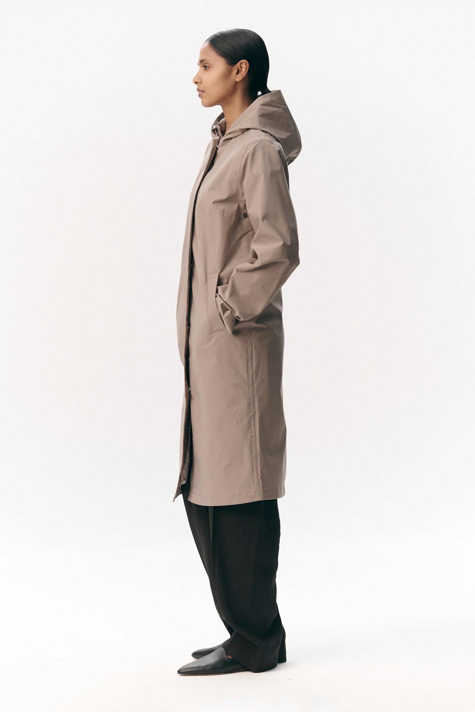 NOT SO LONG TUBE STRETCH TWILL SS26 LIGHT ARMY