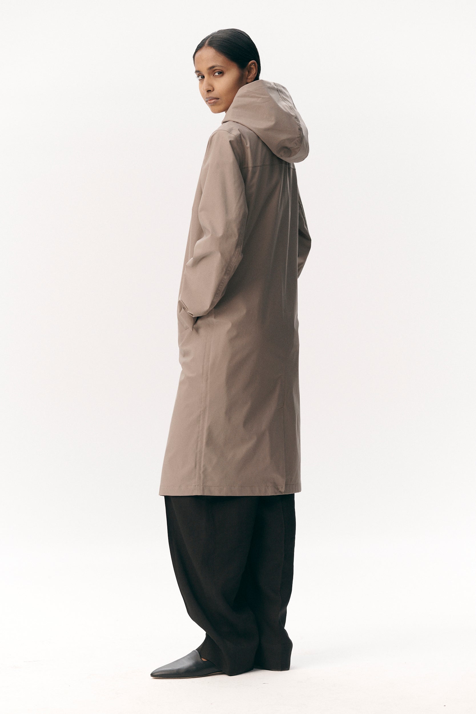 NOT SO LONG TUBE STRETCH TWILL SS26 LIGHT ARMY
