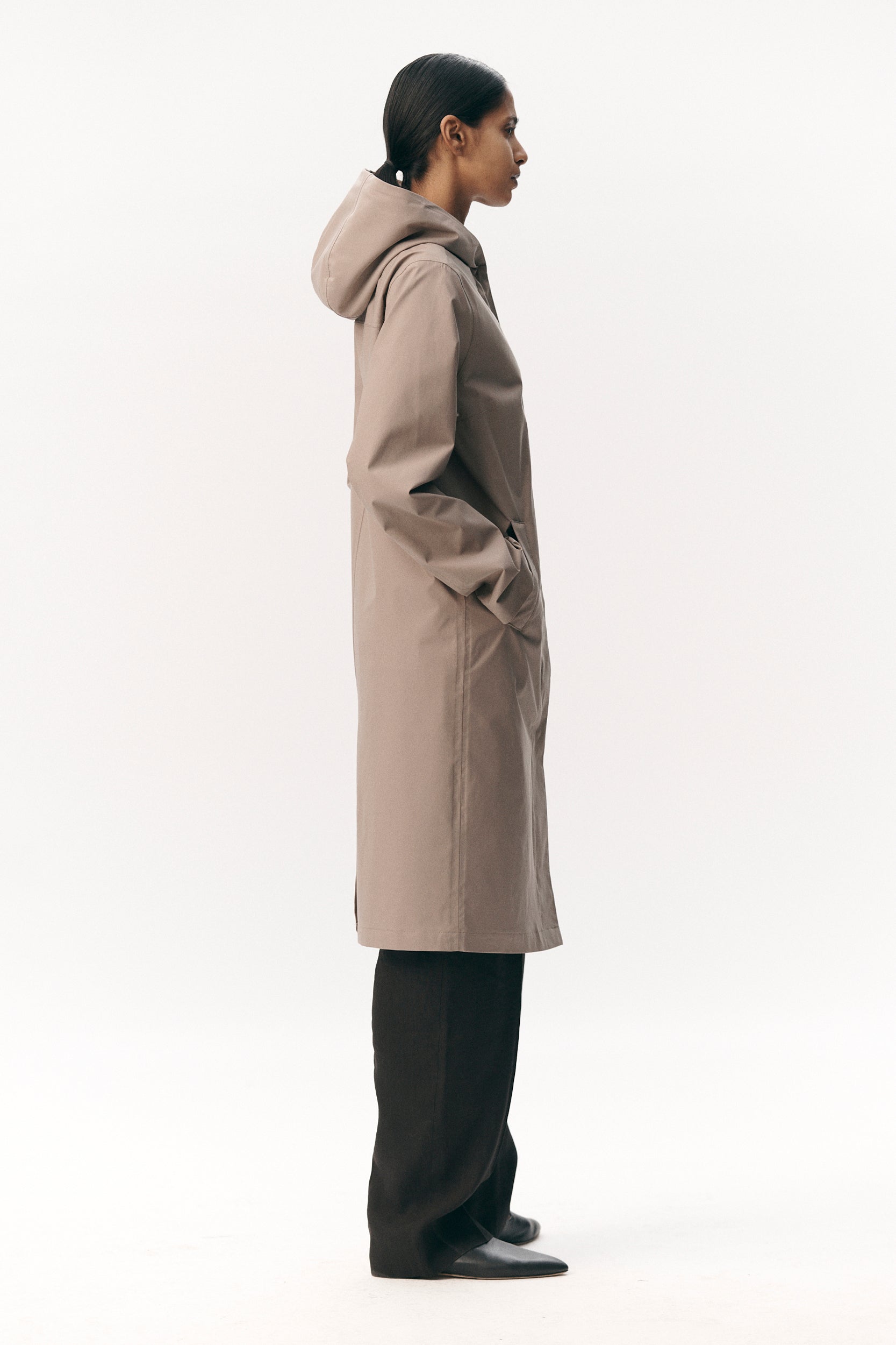 NOT SO LONG TUBE STRETCH TWILL SS26 LIGHT ARMY
