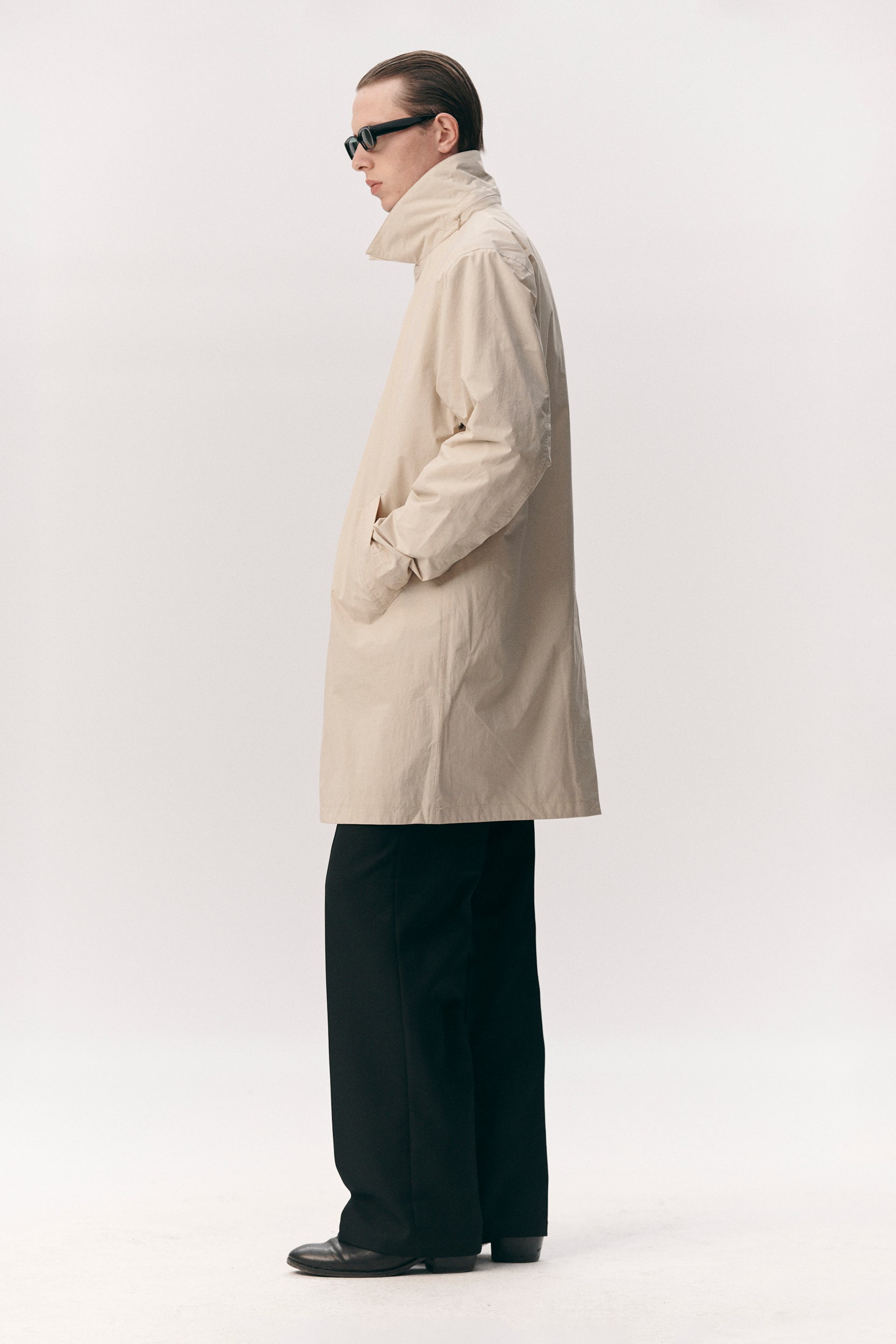 LONG DONG STRETCH NYLON SS26 BEIGE
