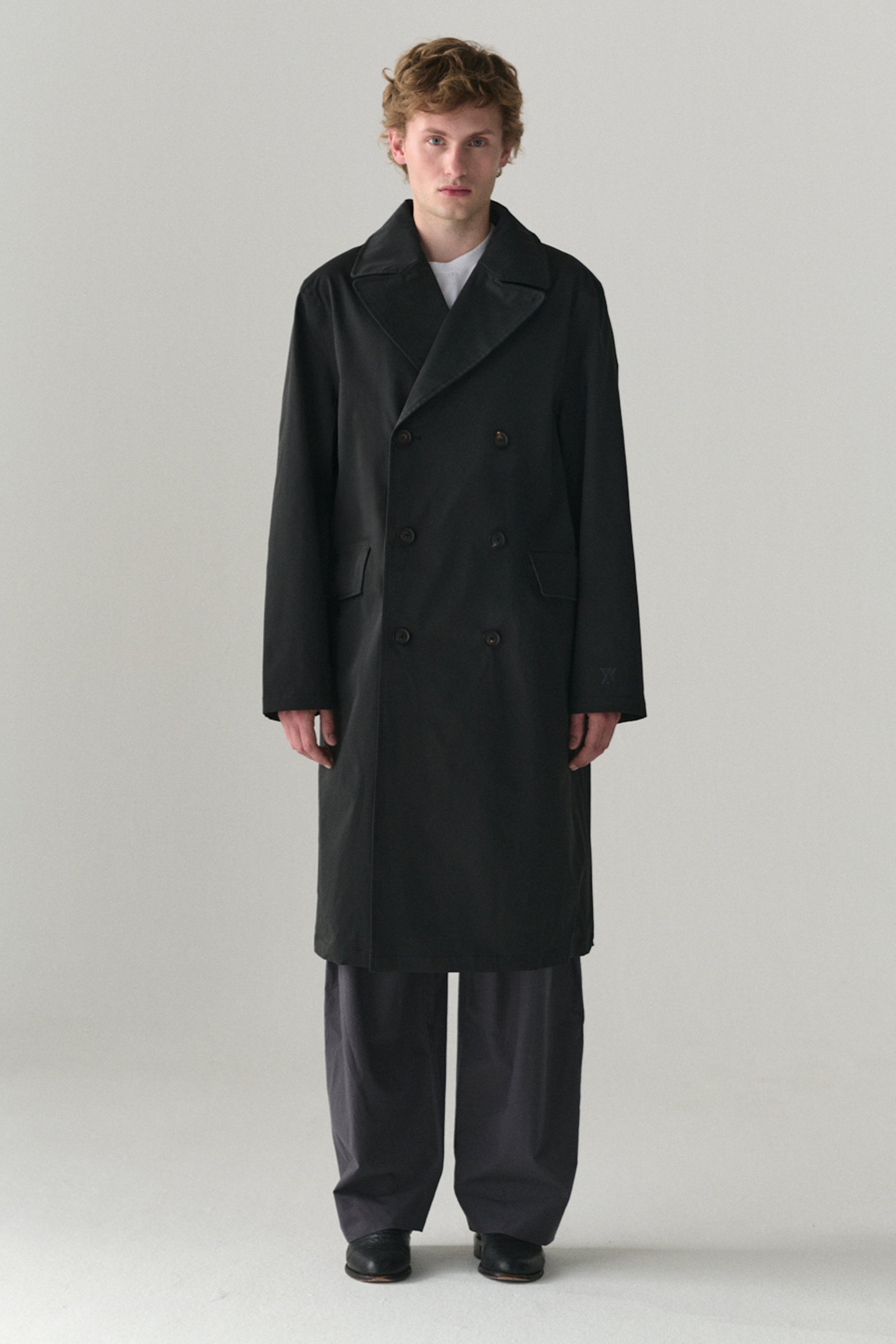 SHUVA C STRETCH TWILL SS25 WASHED BLACK