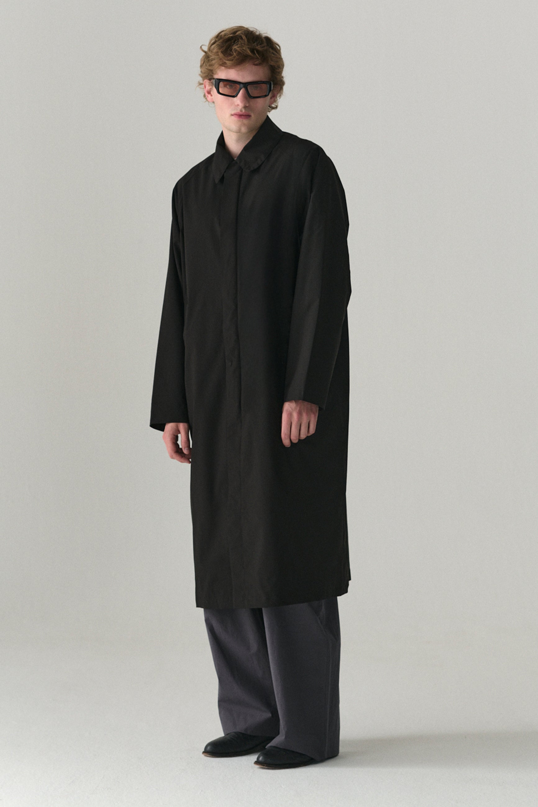 LONG COACH GN SS25 BLACK MENS