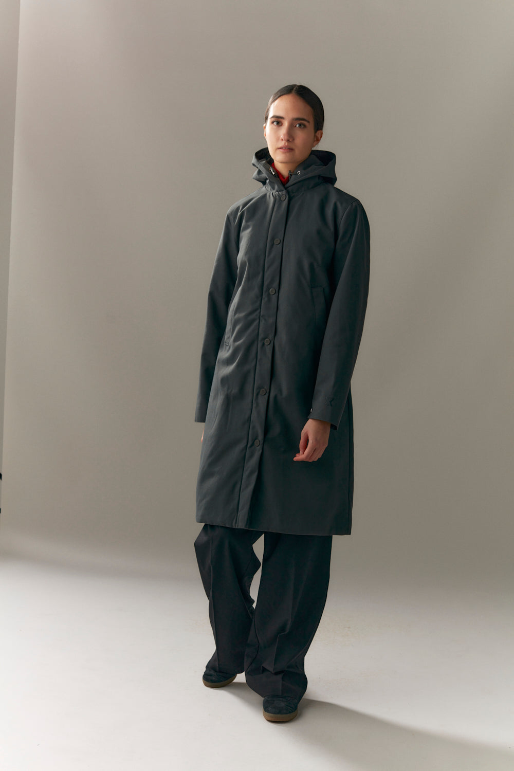 NOT SO LONG TUBE SPOILER AW23 houtskool 