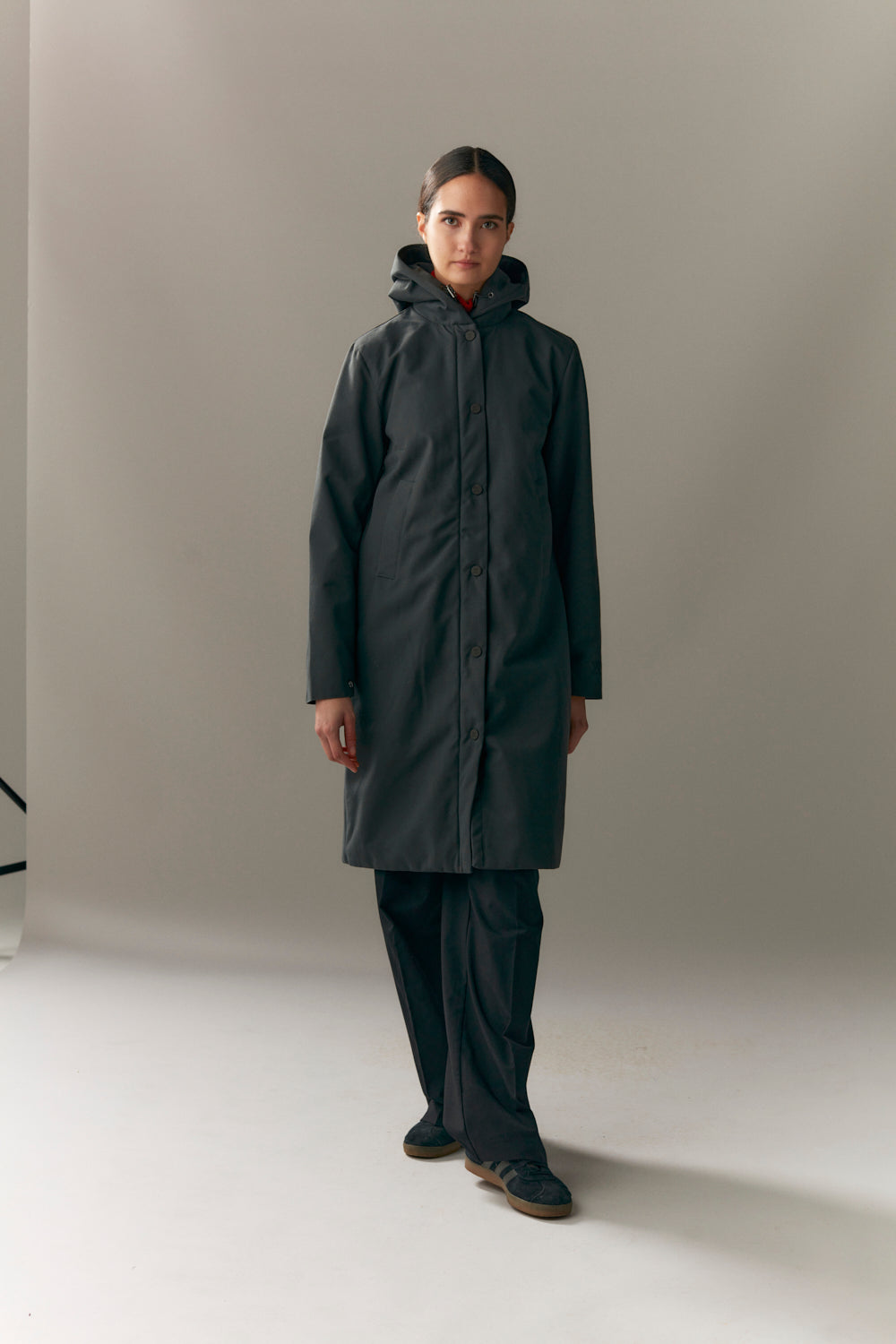 NOT SO LONG TUBE SPOILER AW23 houtskool 