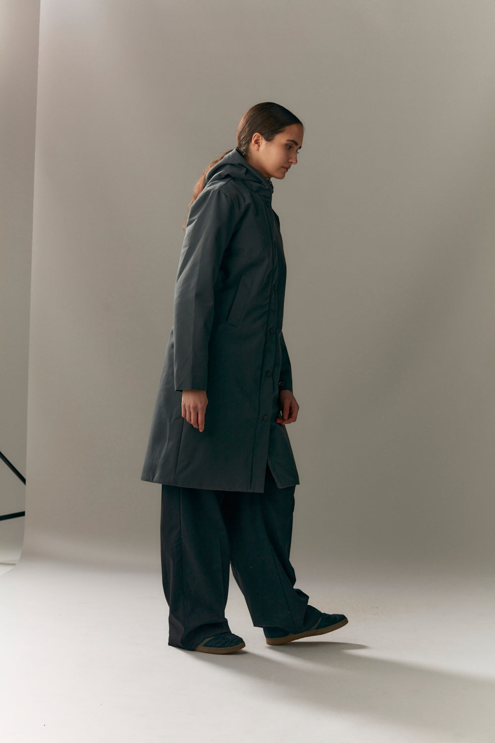 NOT SO LONG TUBE SPOILER AW23 houtskool 