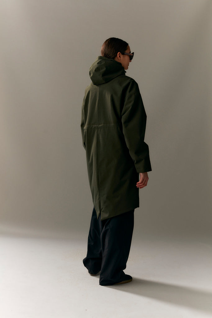 MONICA G POLY RAYON AW23 olive