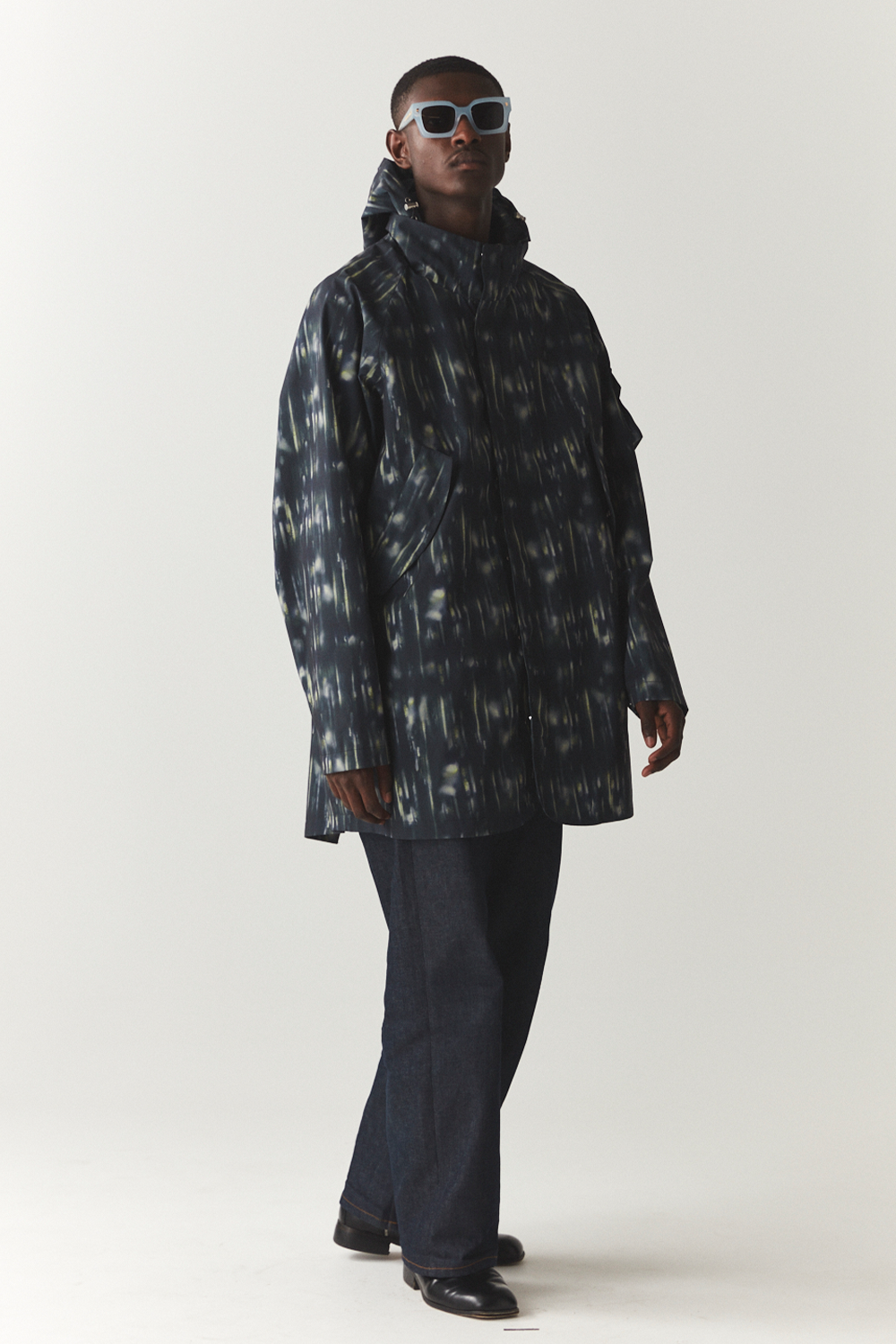 ROOMY ROSS G NEW PRINTED SS'24 NAVY