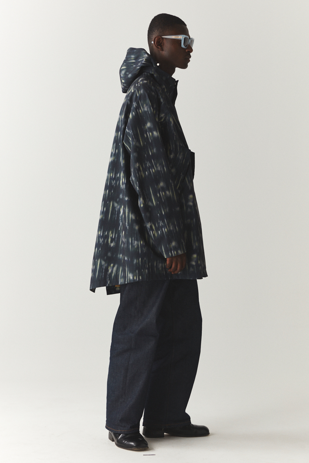 ROOMY ROSS G NEW PRINTED SS'24 NAVY
