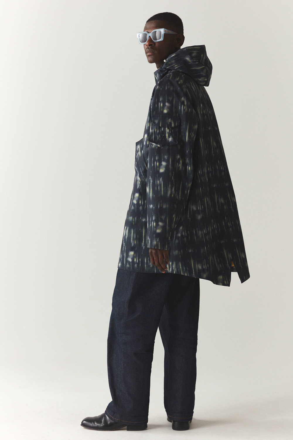 ROOMY ROSS G NEW PRINTED SS'24 NAVY