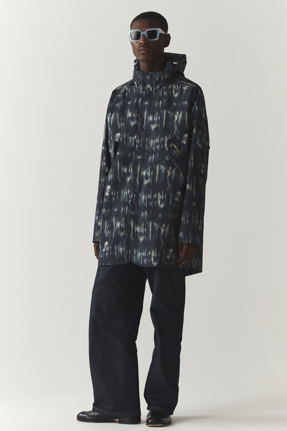 ROOMY ROSS G NEW PRINTED SS'24 NAVY