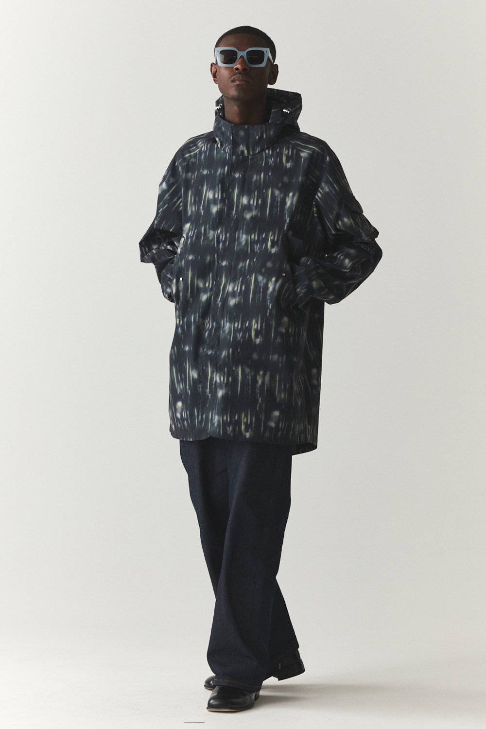 ROOMY ROSS G NEW PRINTED SS'24 NAVY