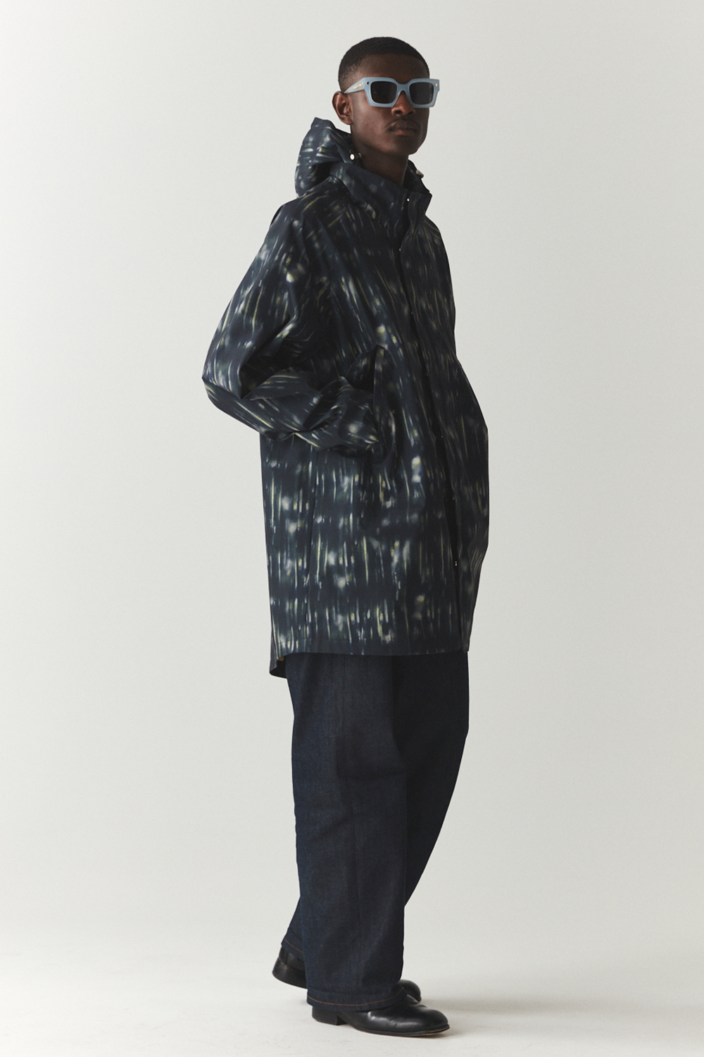 ROOMY ROSS G NEW PRINTED SS'24 NAVY