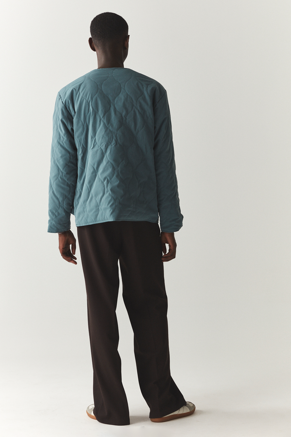 GEWATTEERDE VOERING SS'24 FADED AQUA 