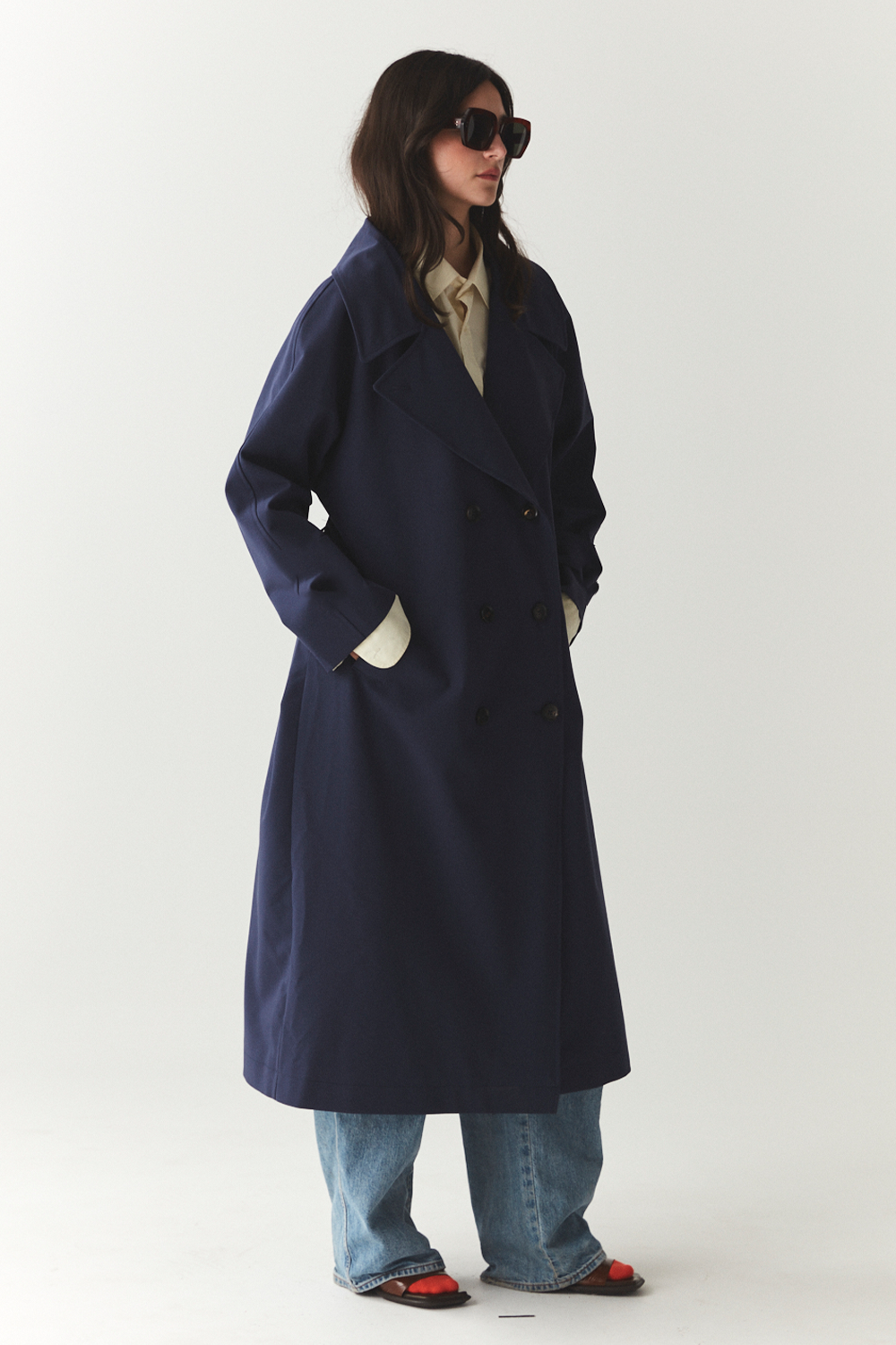 RUIMTE TRENCH SS'24 MARINE 