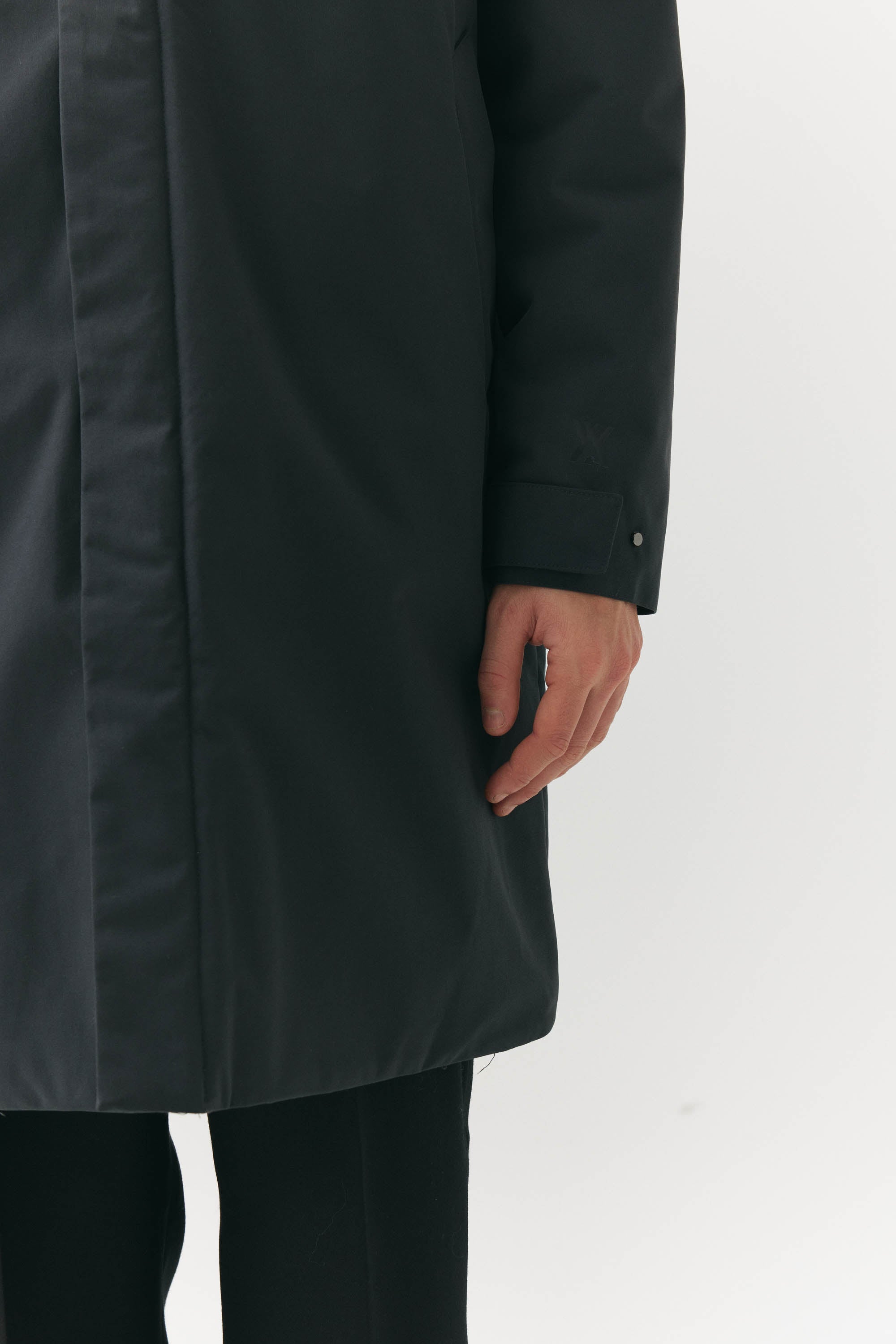 LONG DONG POLYRAYON WOOL LOOK AW24 STEEL GREY