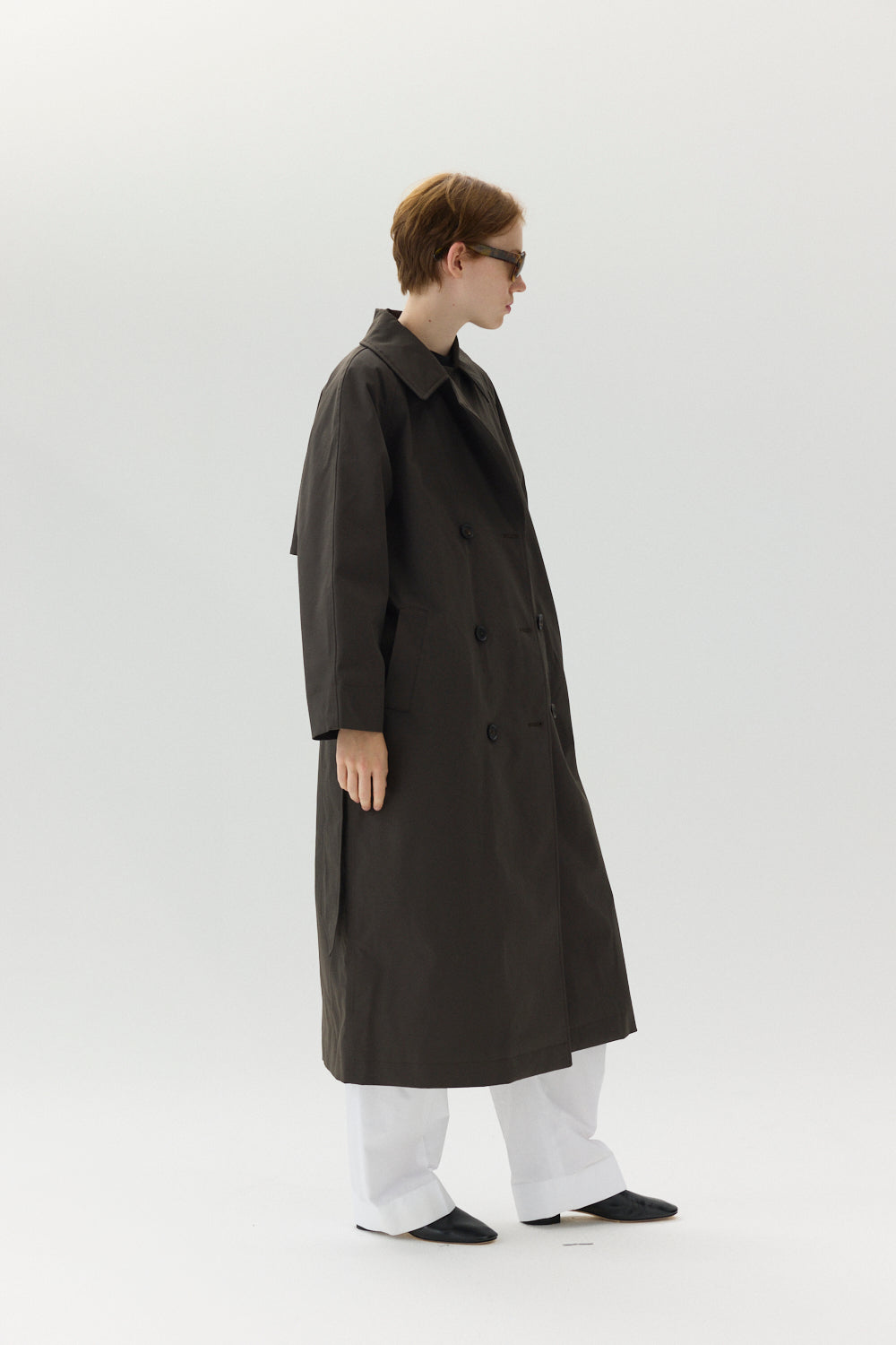 ROOMY TRENCH NIN SPIN AW24 FADED COFFEE